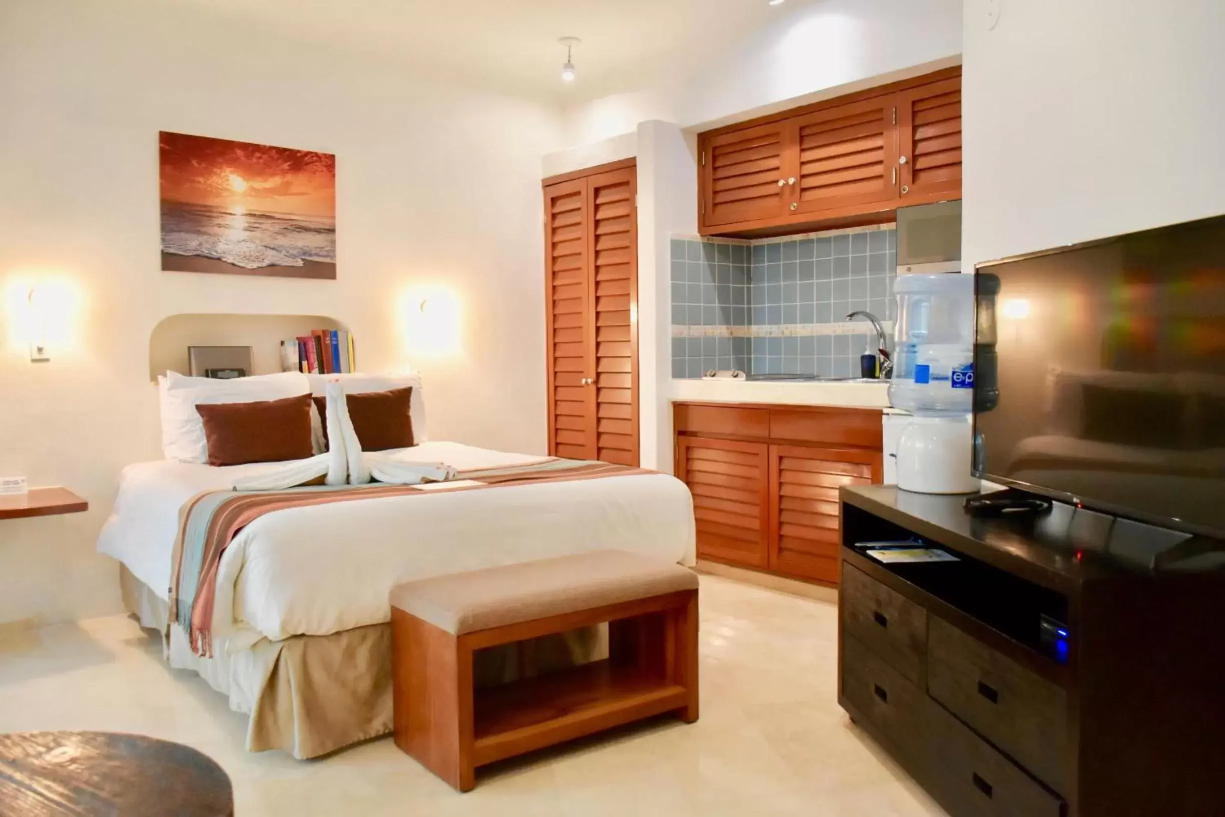 Bed in Playa Palms Beach Hotel Bed in Playa Palms Beach Hotel