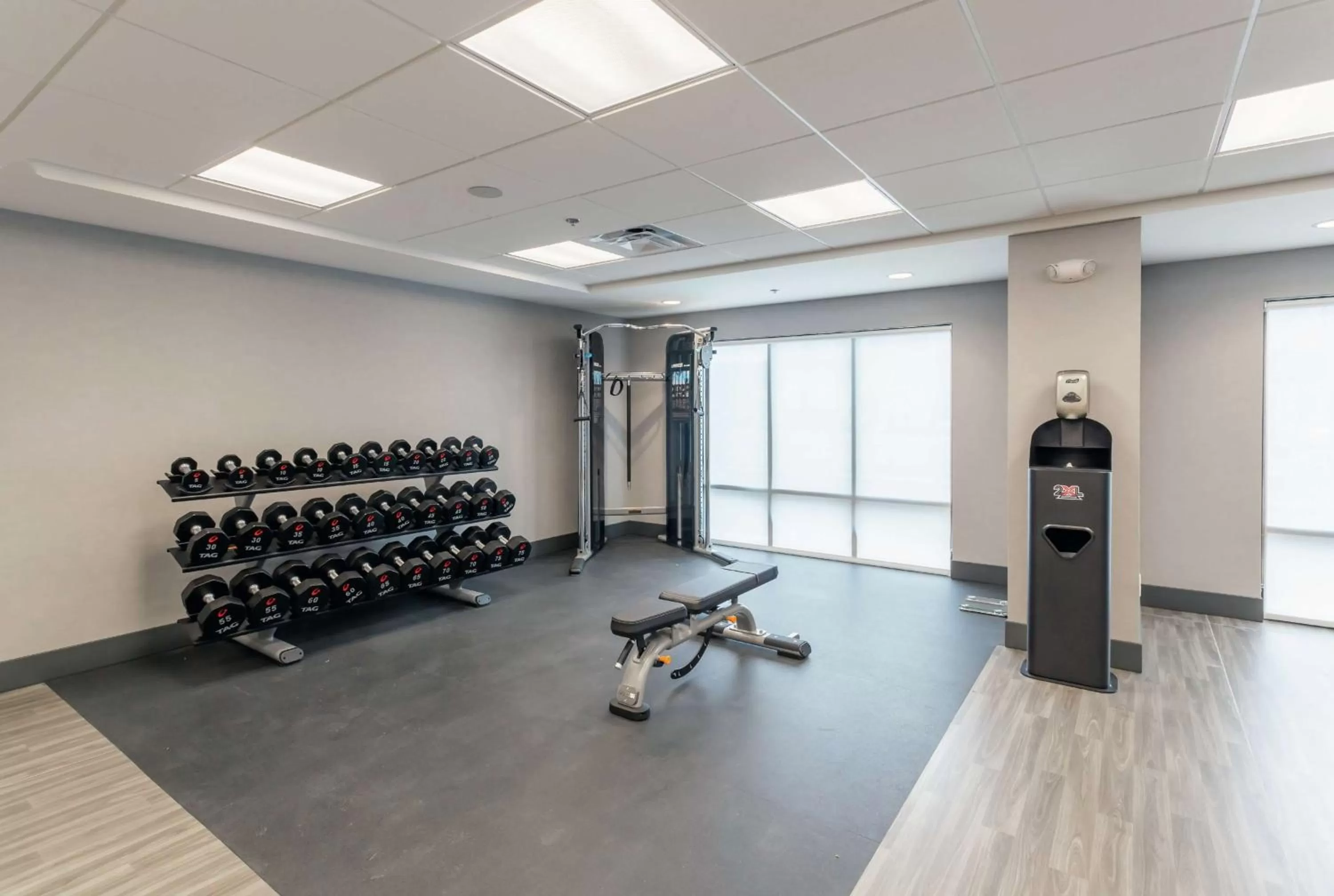 Fitness centre/facilities in Hampton Inn Madison, OH