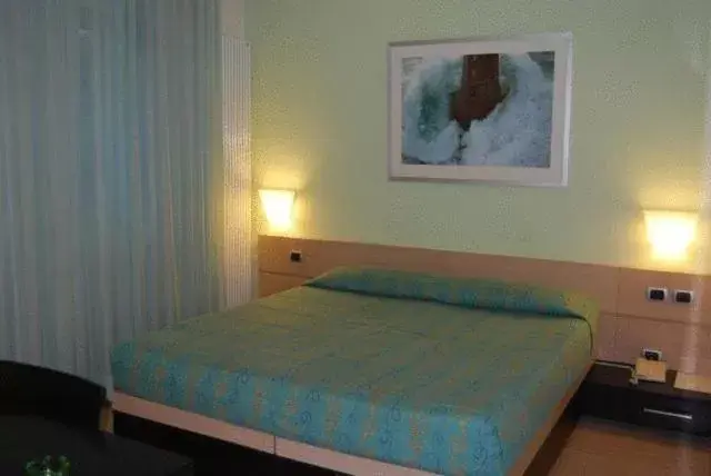 Bedroom, Bed in Hotel I Cedri