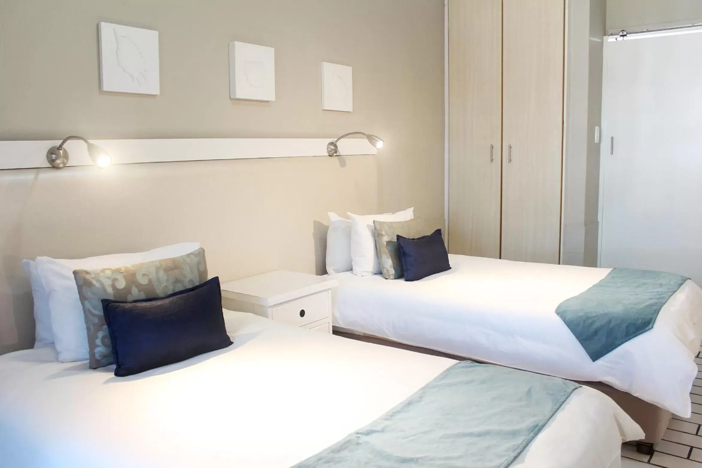 Bedroom, Bed in Oceans Hotel & Self Catering