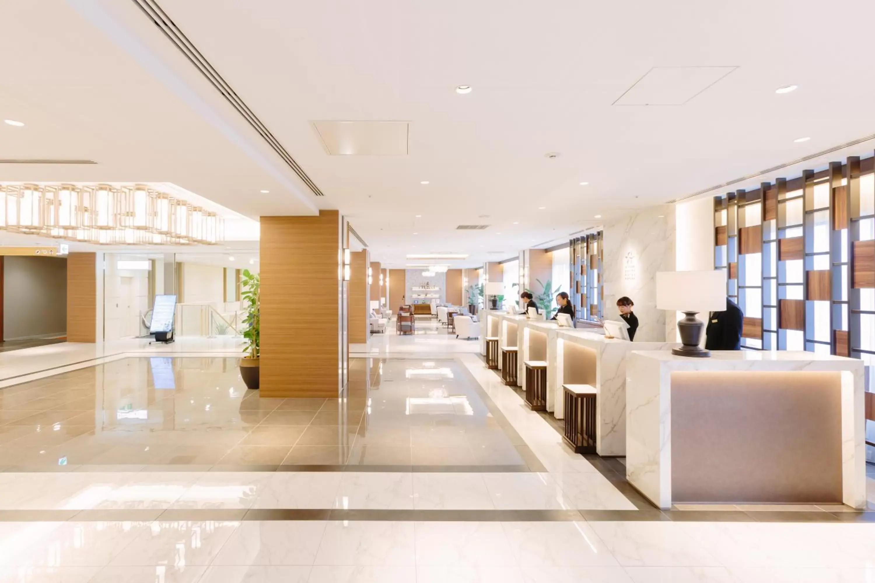 Lobby or reception in JR Kyushu Station Hotel Kokura