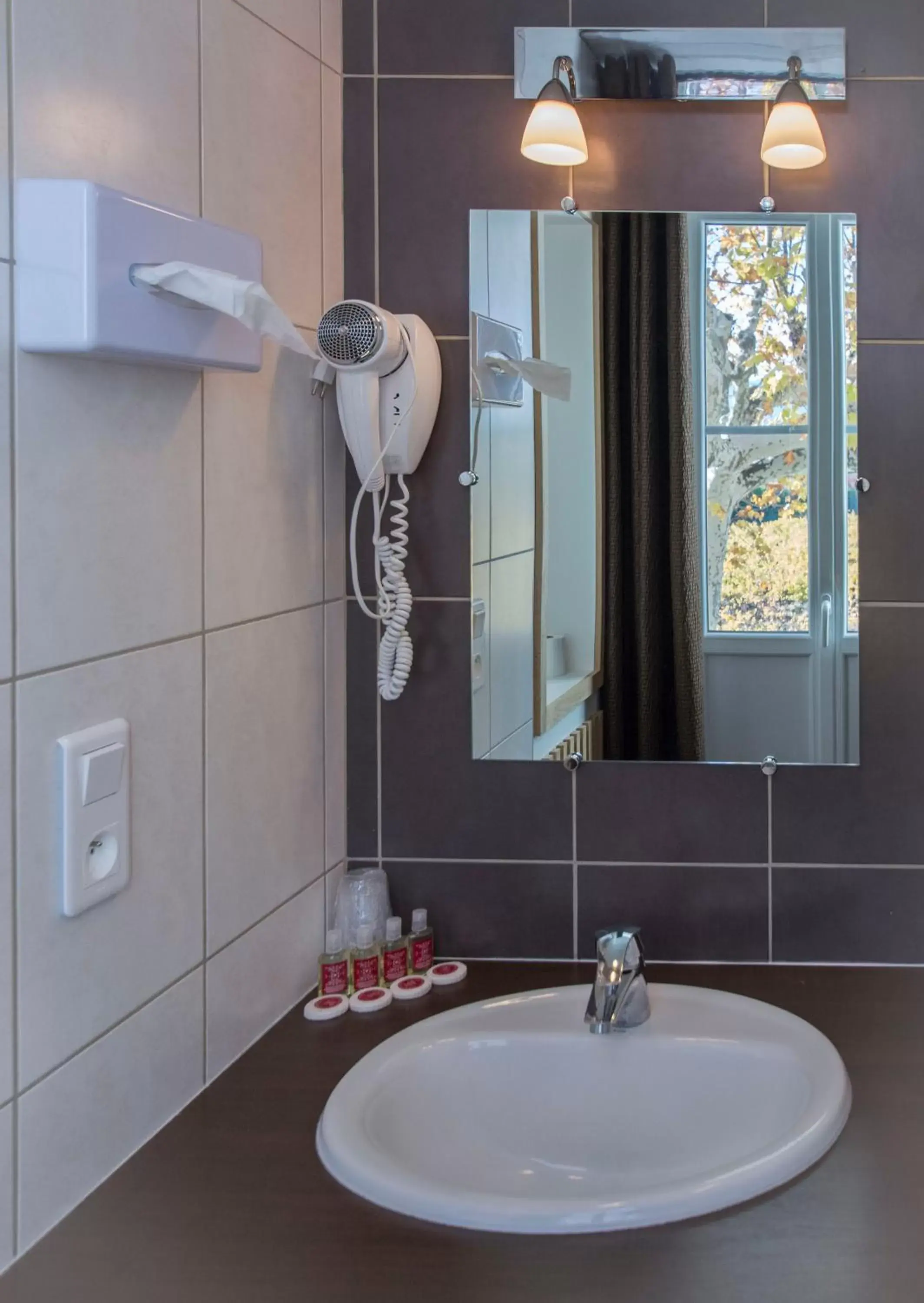 Bathroom in Hotel Restaurant Le Castel Fleuri