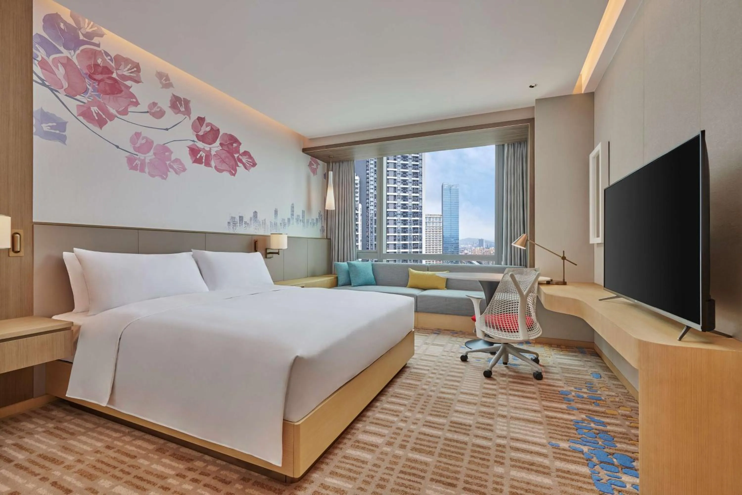 Bed in Hilton Garden Inn Shenzhen Guangming