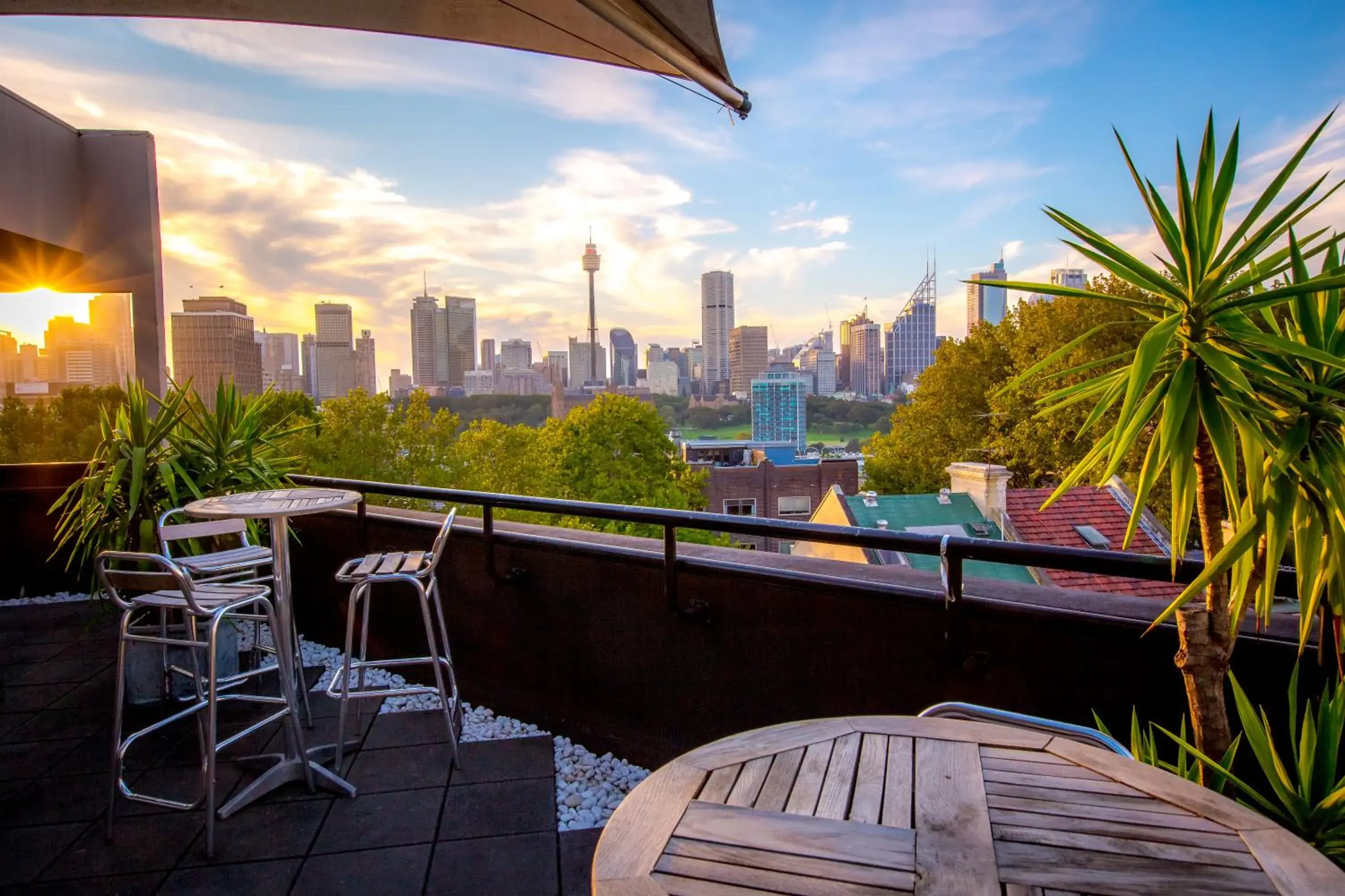 Balcony/Terrace in Sydney Potts Point Central Apartment Hotel