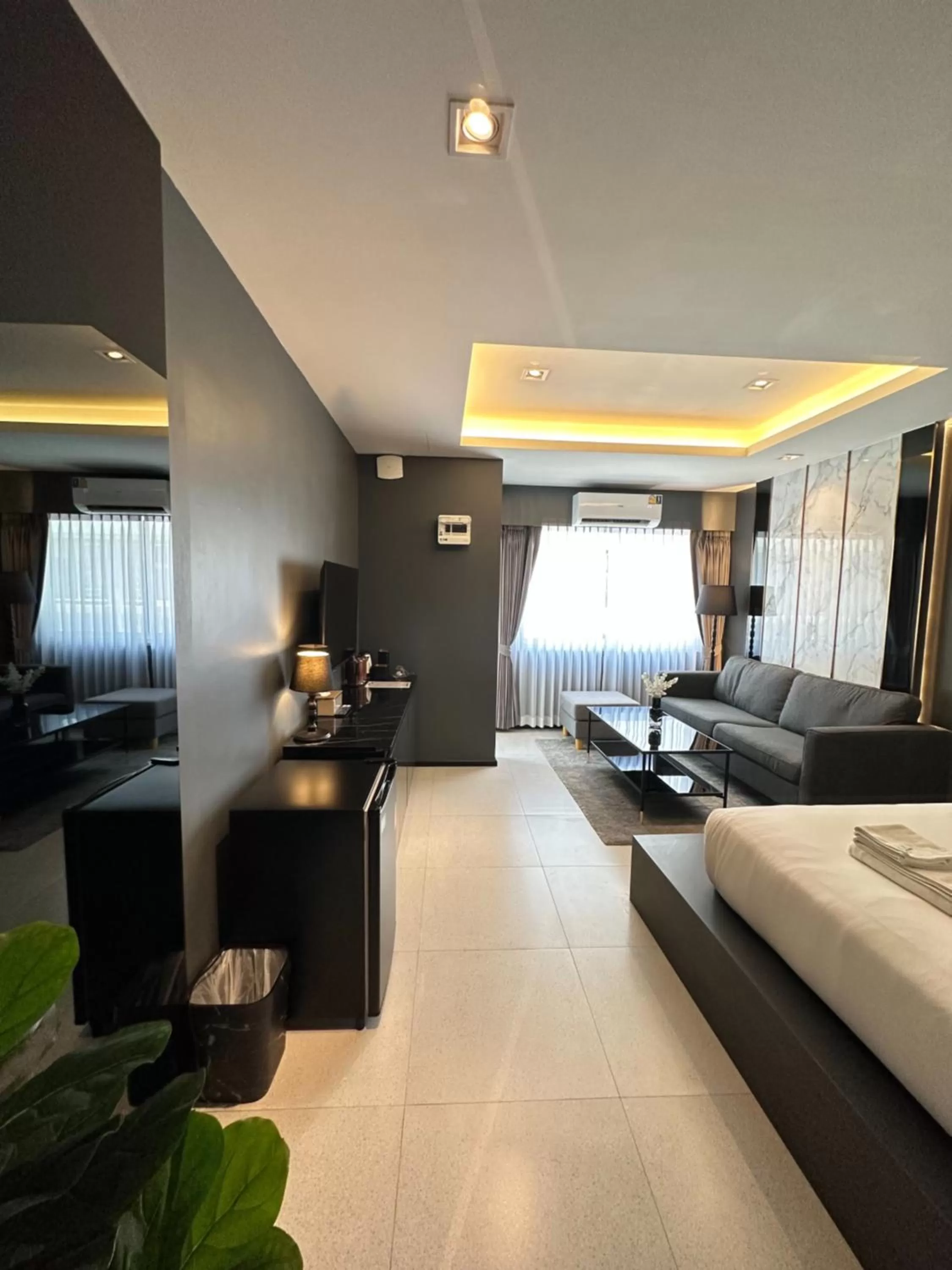 Bed in Ascella Bangkok Hotel