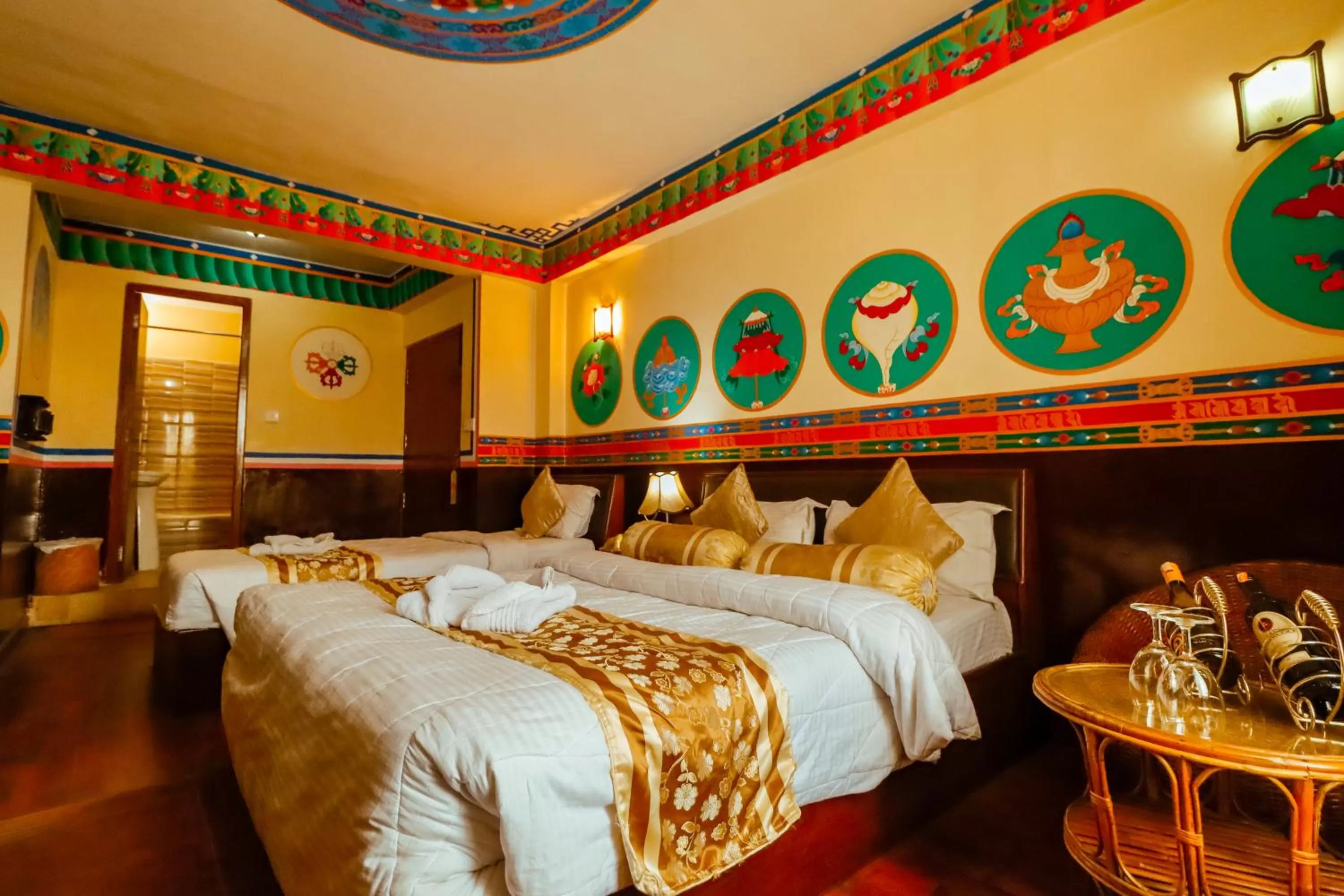 Bed in Kathmandu Eco Hotel