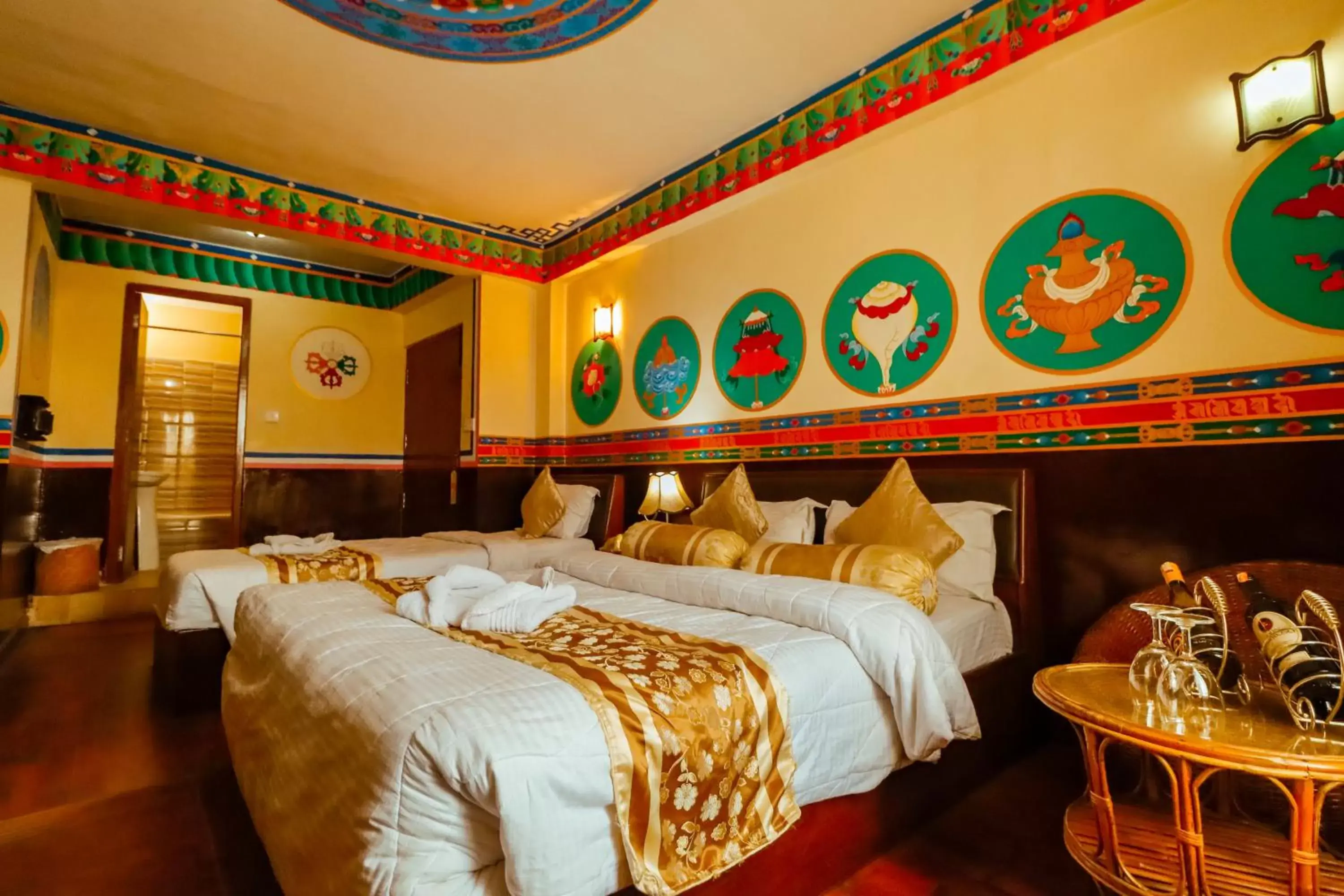 Bed in Kathmandu Eco Hotel