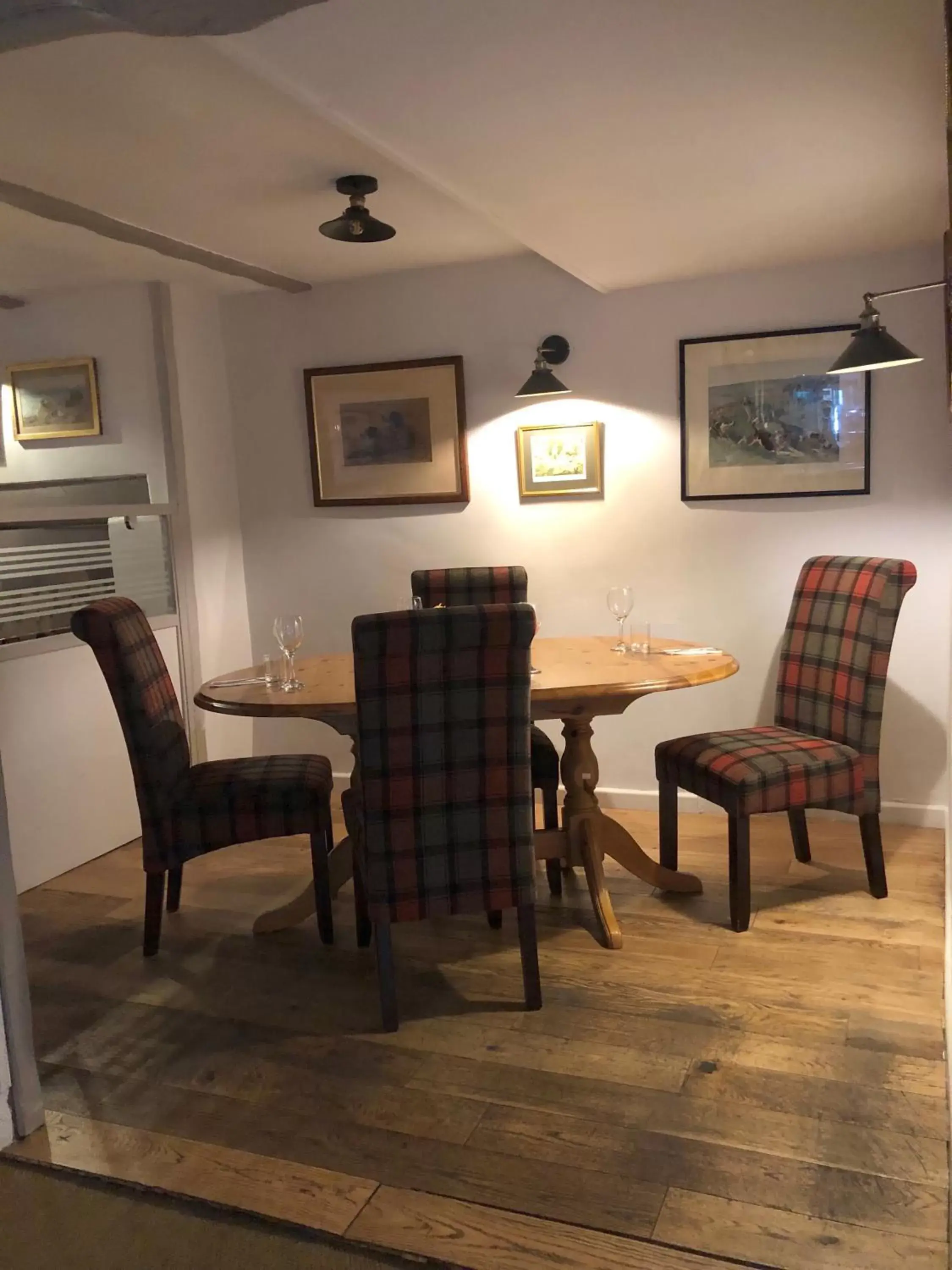 Dining Area in The George at Nunney