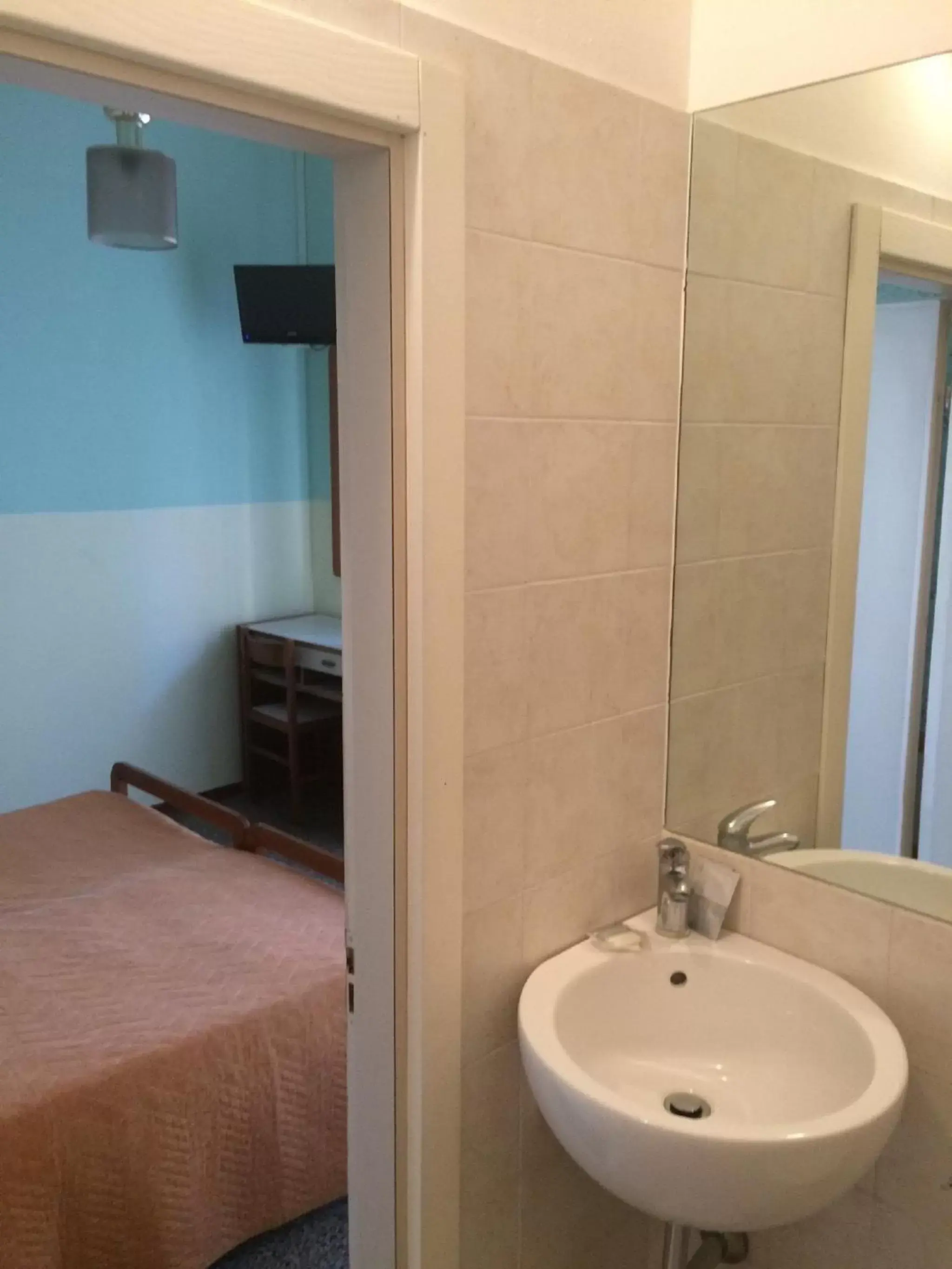 Shower, Bathroom in Hotel Ausonia