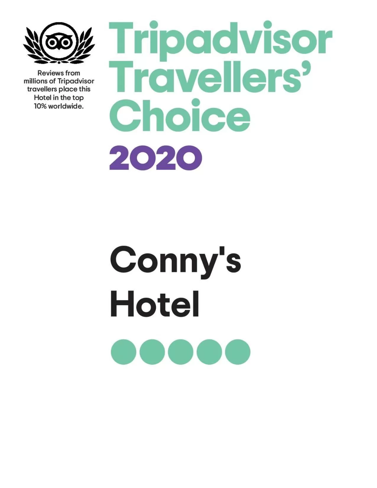 Logo/Certificate/Sign in Conny's Hotel (Adult Only) +18