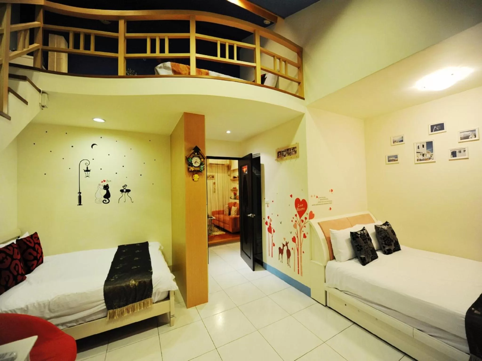 Photo of the whole room, Bed in Hai Yang Feng Qing Homestay