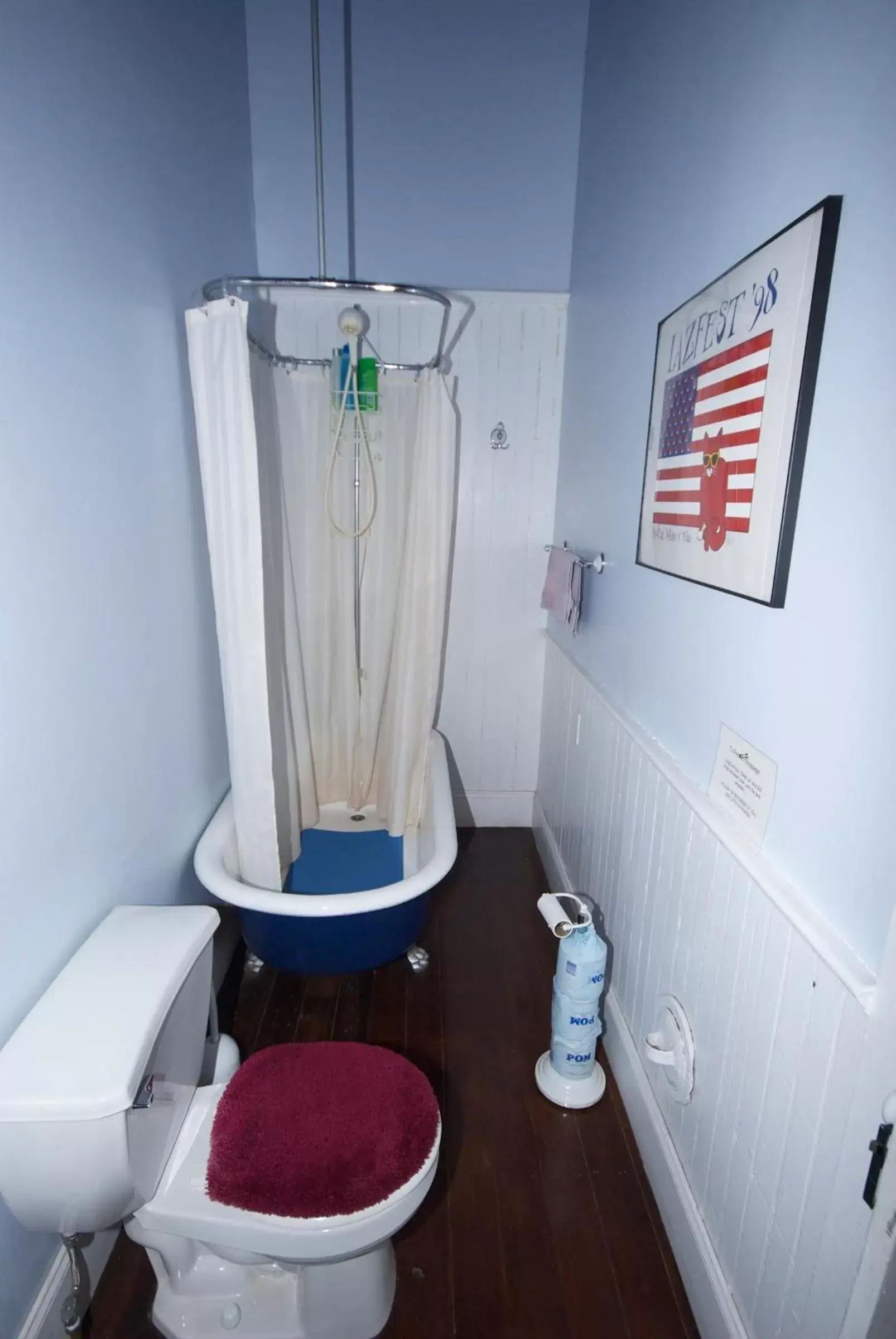 Bathroom in The Burgundy Bed and Breakfast