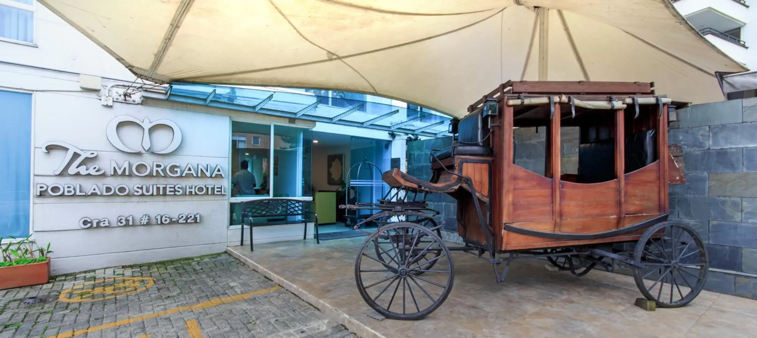 Facade/entrance in The Morgana Poblado Suites Hotel