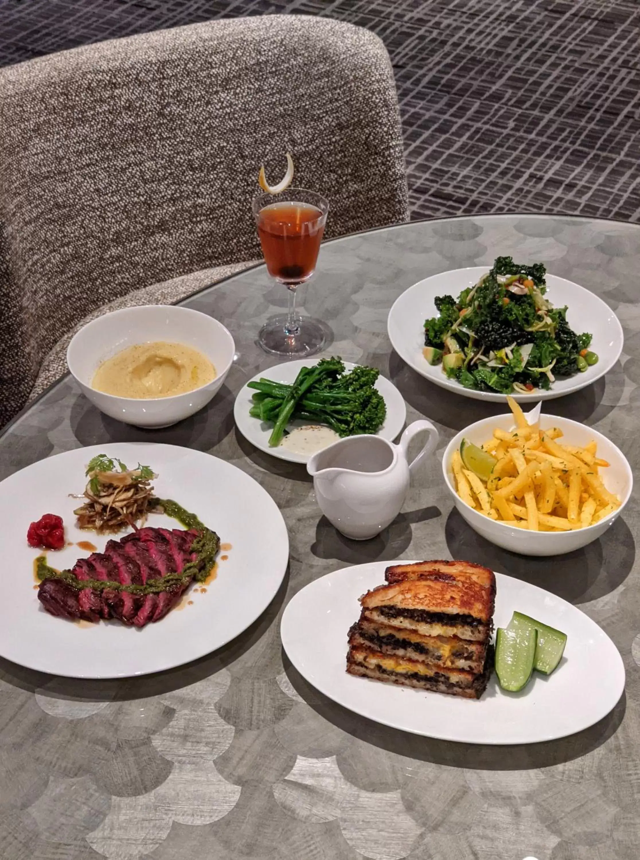 Food close-up, Lunch and Dinner in Nobu Hotel London Portman Square