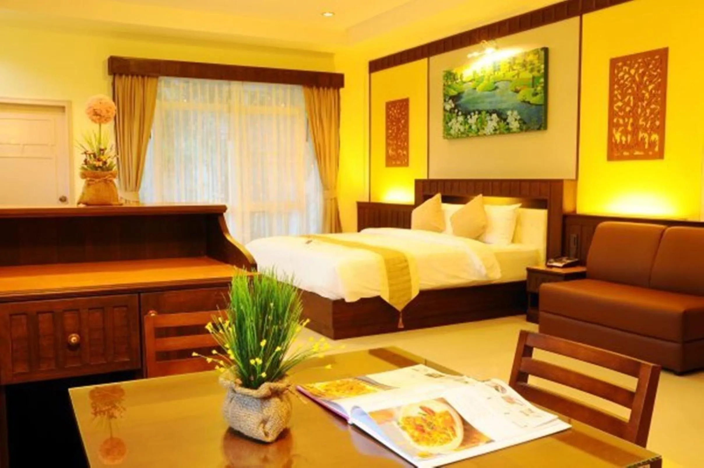 Photo of the whole room, Bed in Villa Wanida Garden Resort