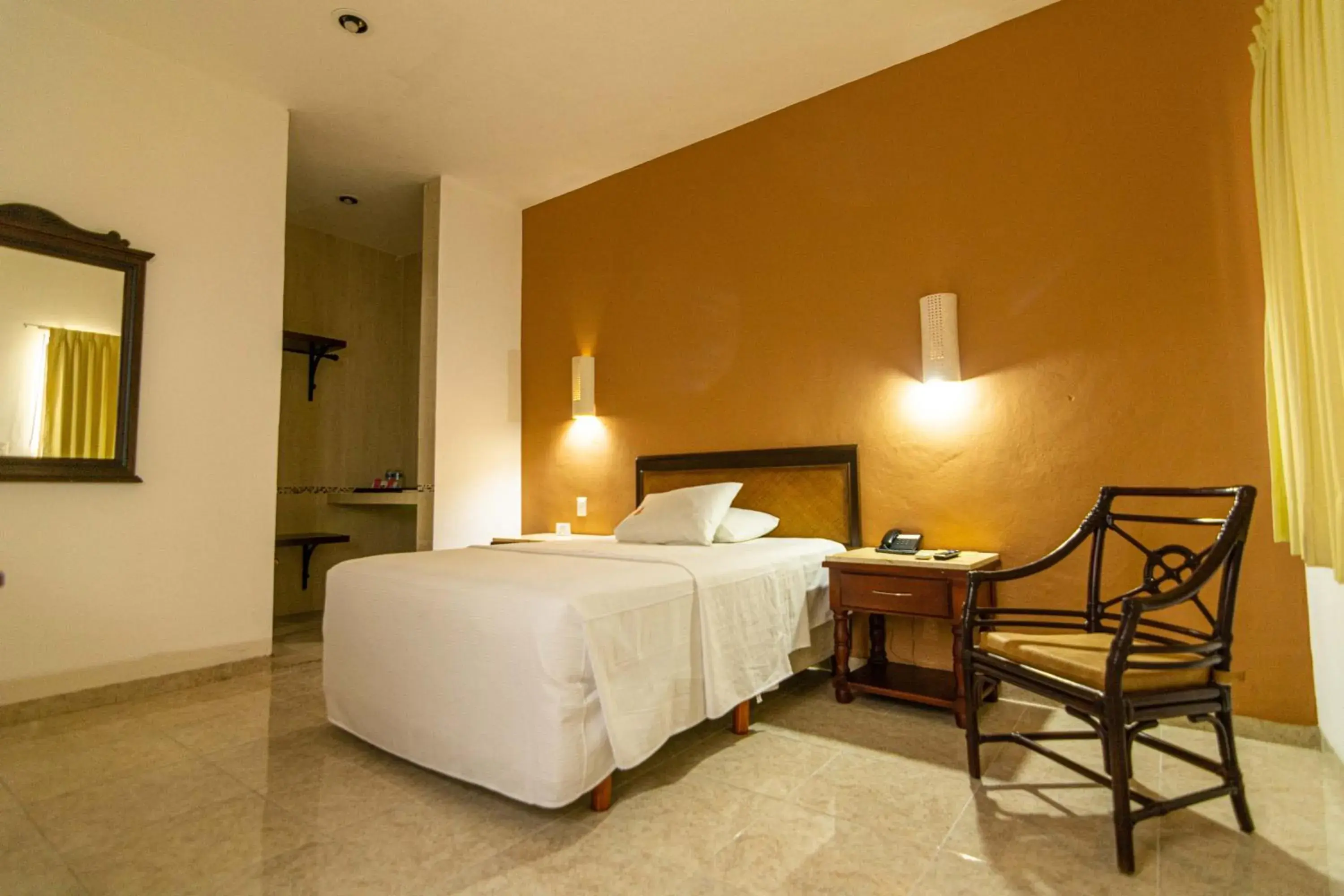 Bed in Hotel María Jose