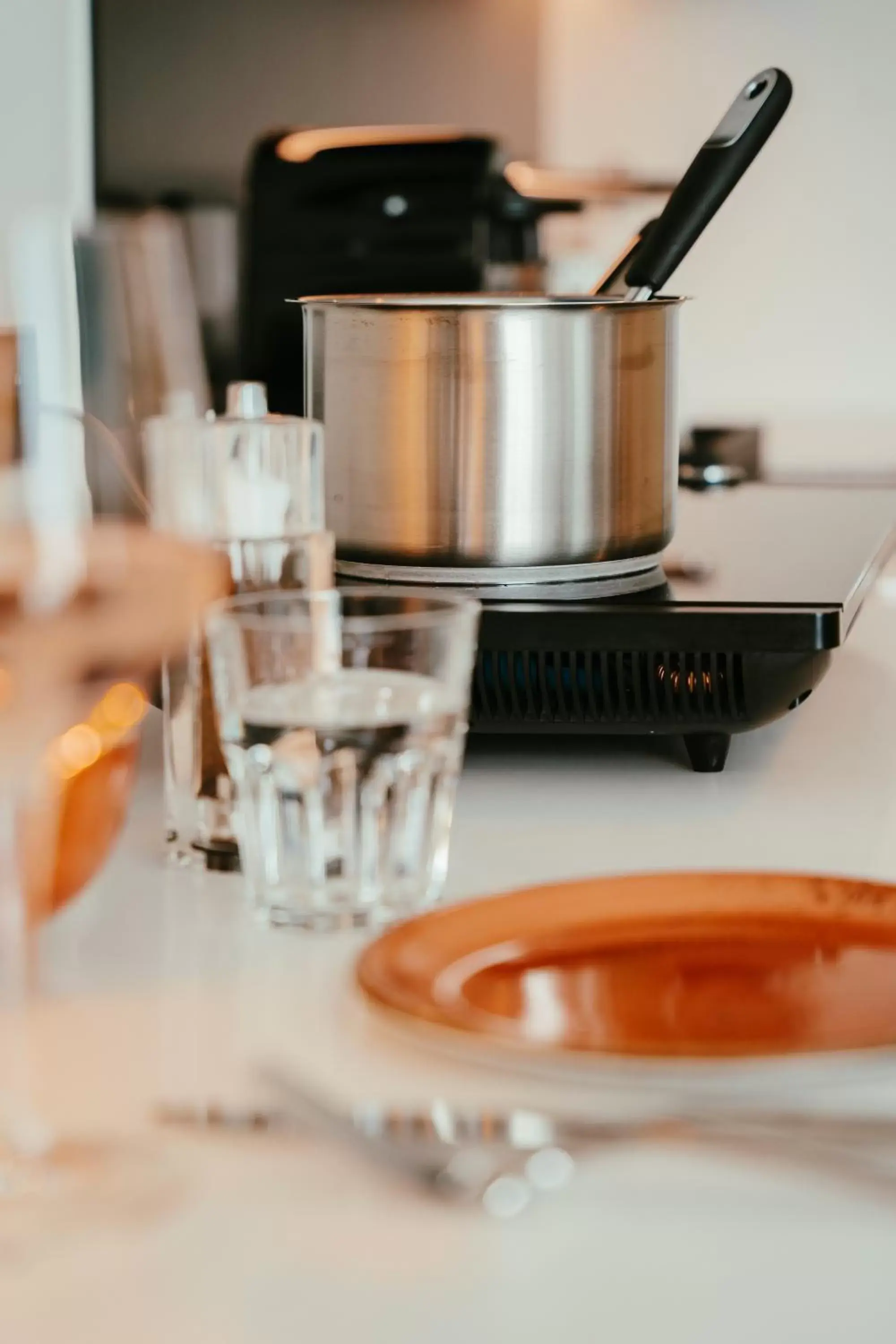 kitchen in Residence Inn Ghent by Marriott