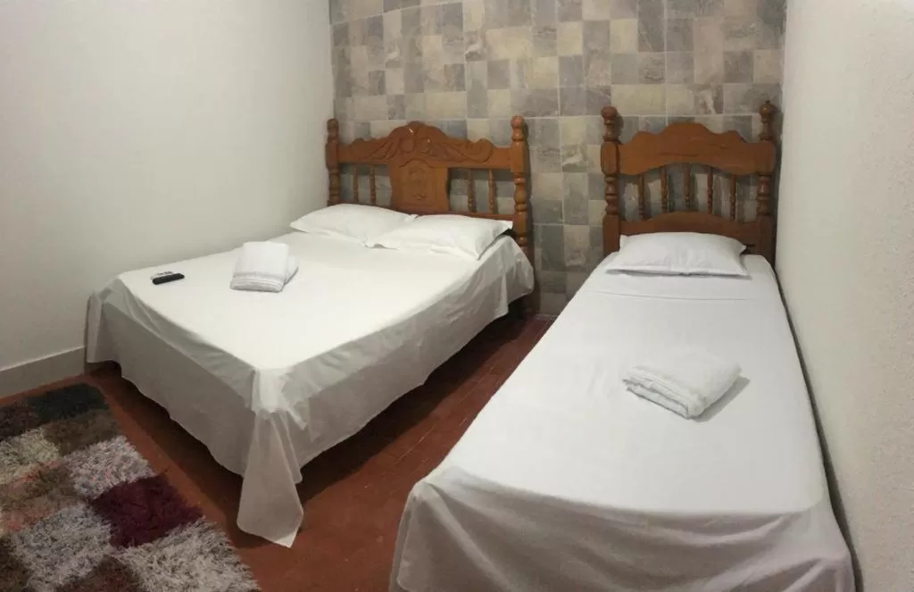 Bed in Hotel Cuiabá