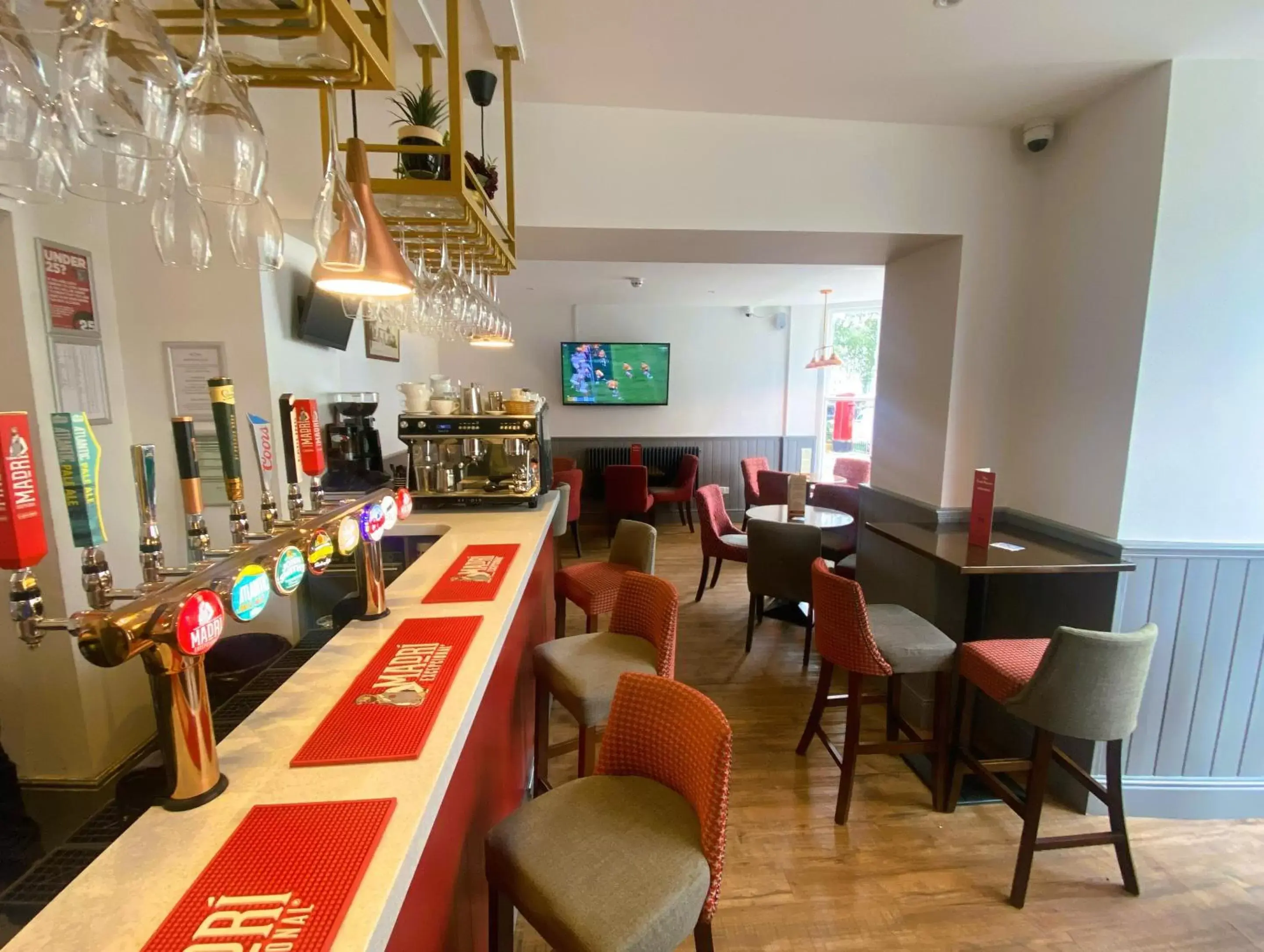 Lounge or bar in The Post House, Llandudno Lounge or bar in The Post House, Llandudno