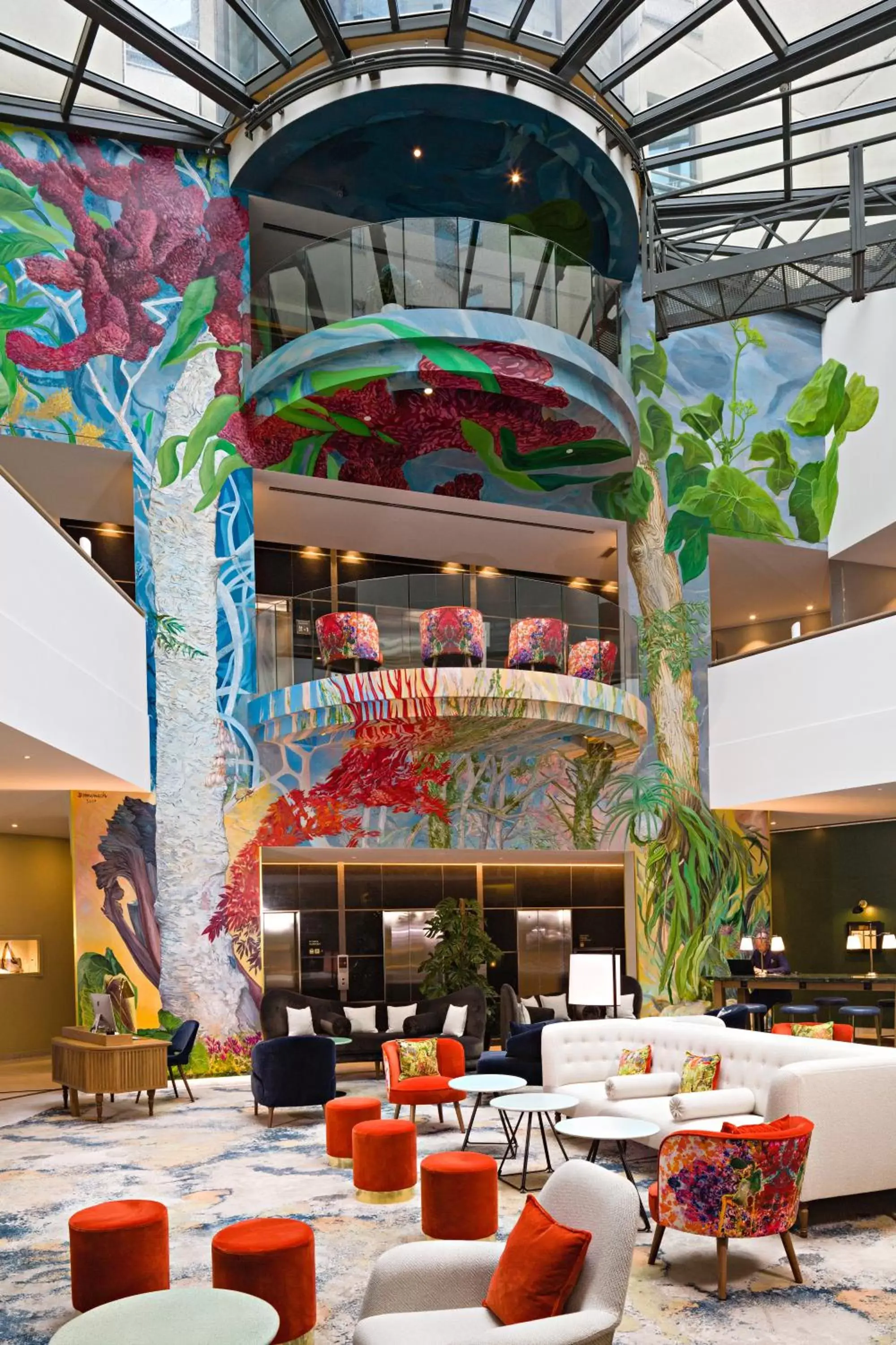 Lobby or reception, Restaurant/Places to Eat in Sofitel Brussels Europe