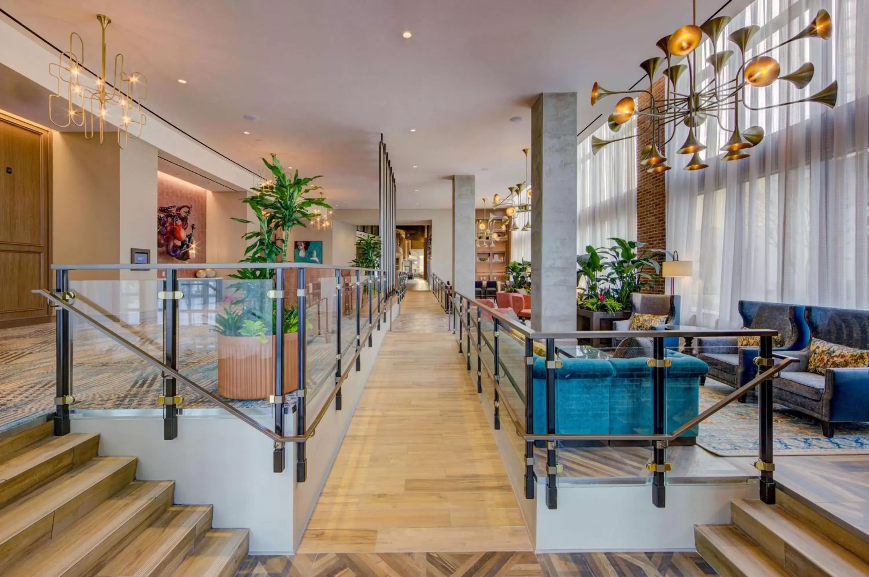 Lobby or reception in Embassy Suites By Hilton Virginia Beach Oceanfront Resort