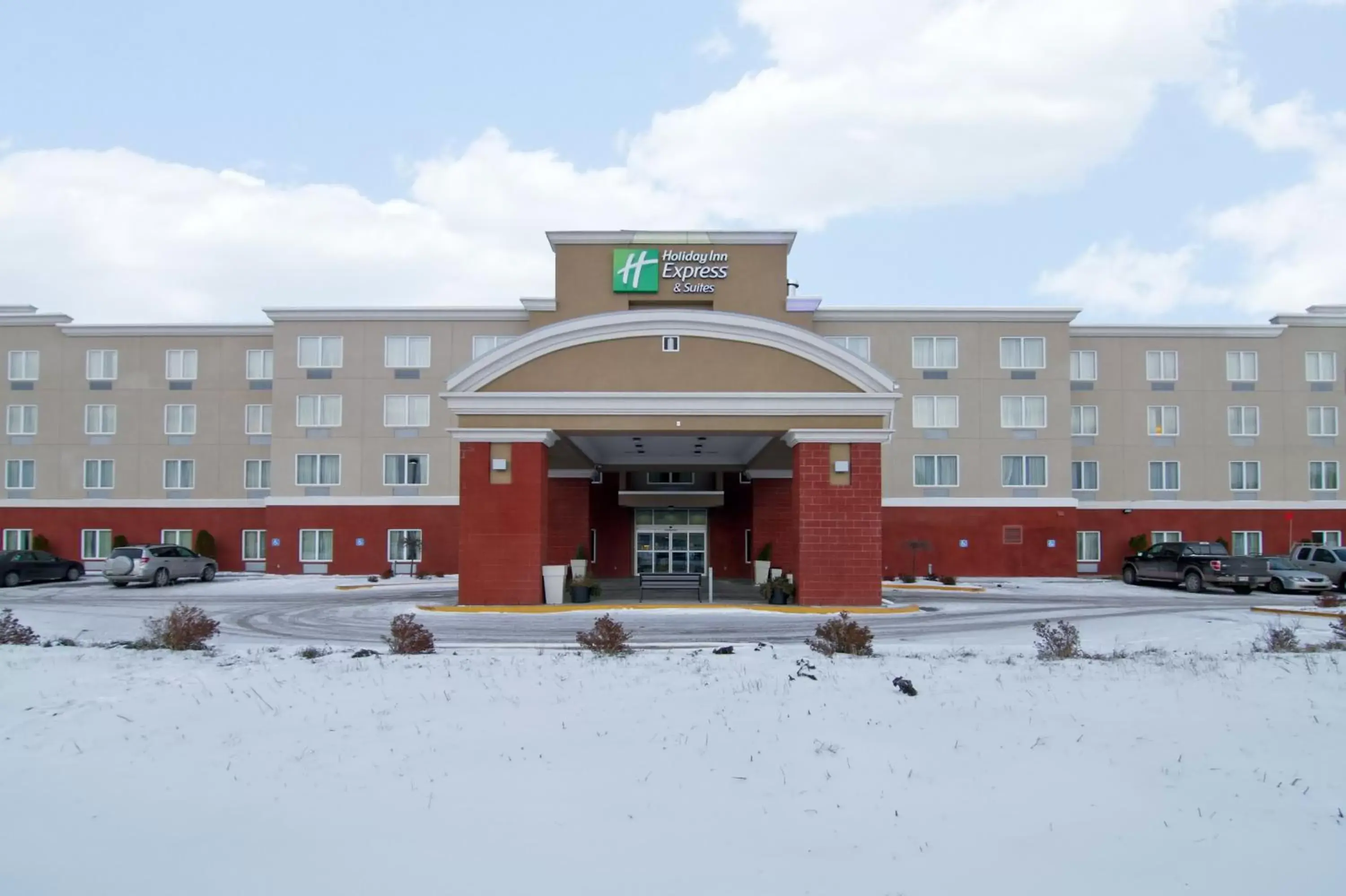 Property building, Winter in Holiday Inn Express Fort Saskatchewan, an IHG Hotel