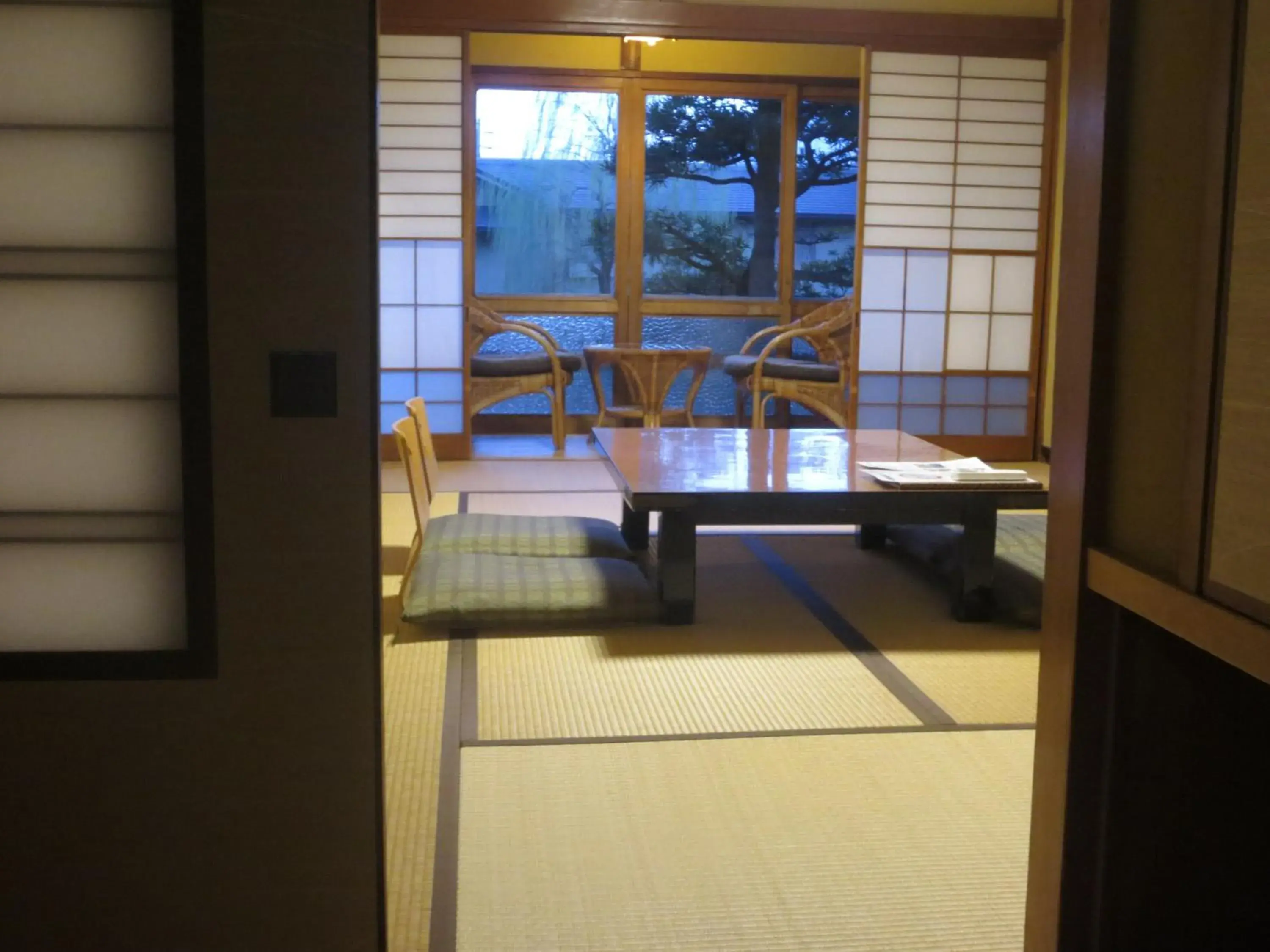 Seating area in K's House Ito Onsen - Historical Ryokan Hostel