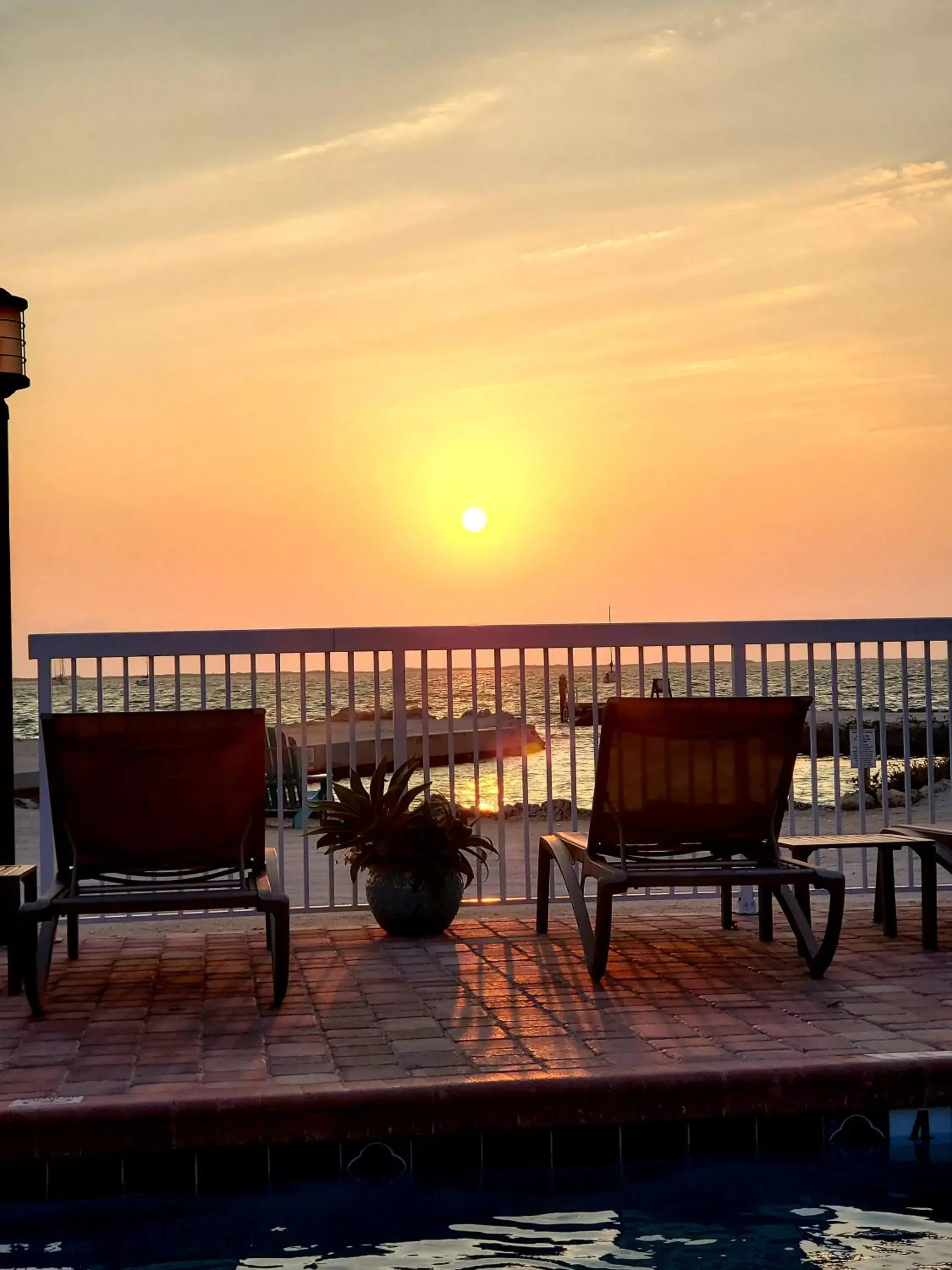 Pool view, Sunrise/Sunset in Bayside Inn Key Largo