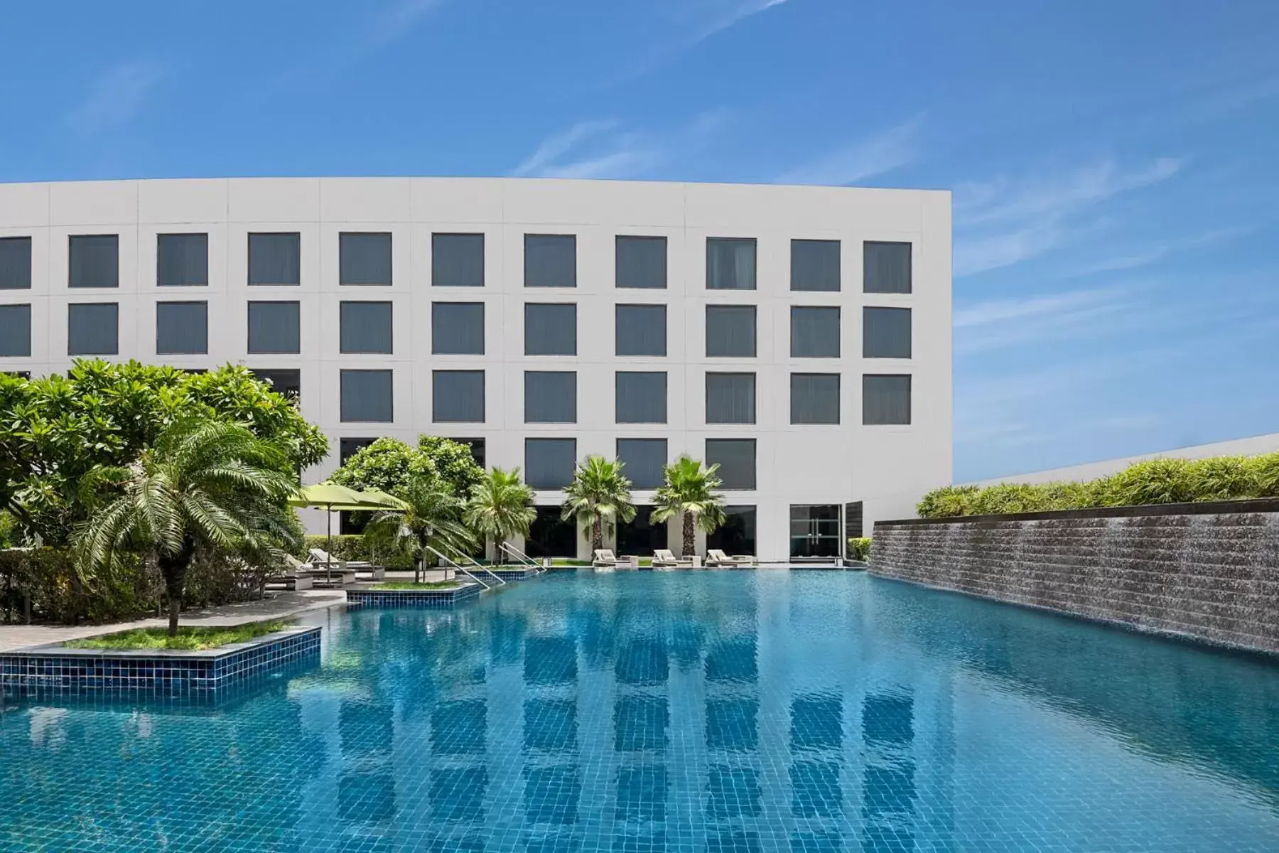 Swimming pool, Property Building in Novotel New Delhi Aerocity- International Airport