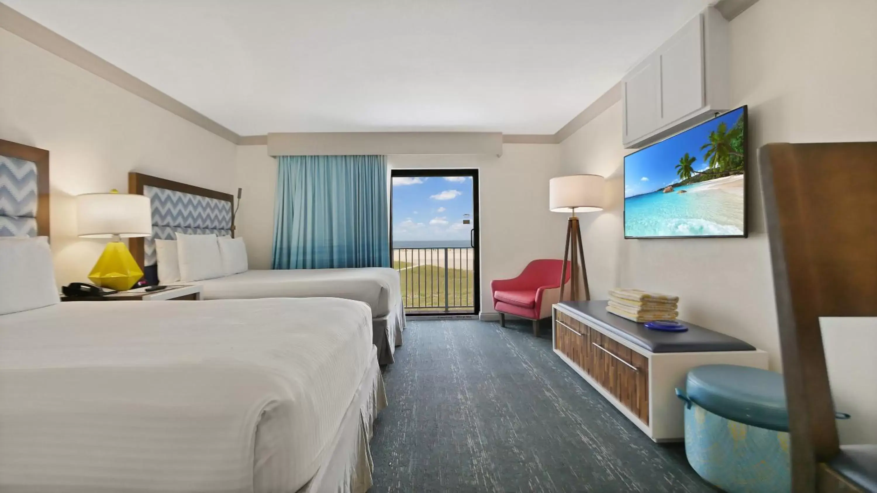 Bed in Bilmar Beach Resort