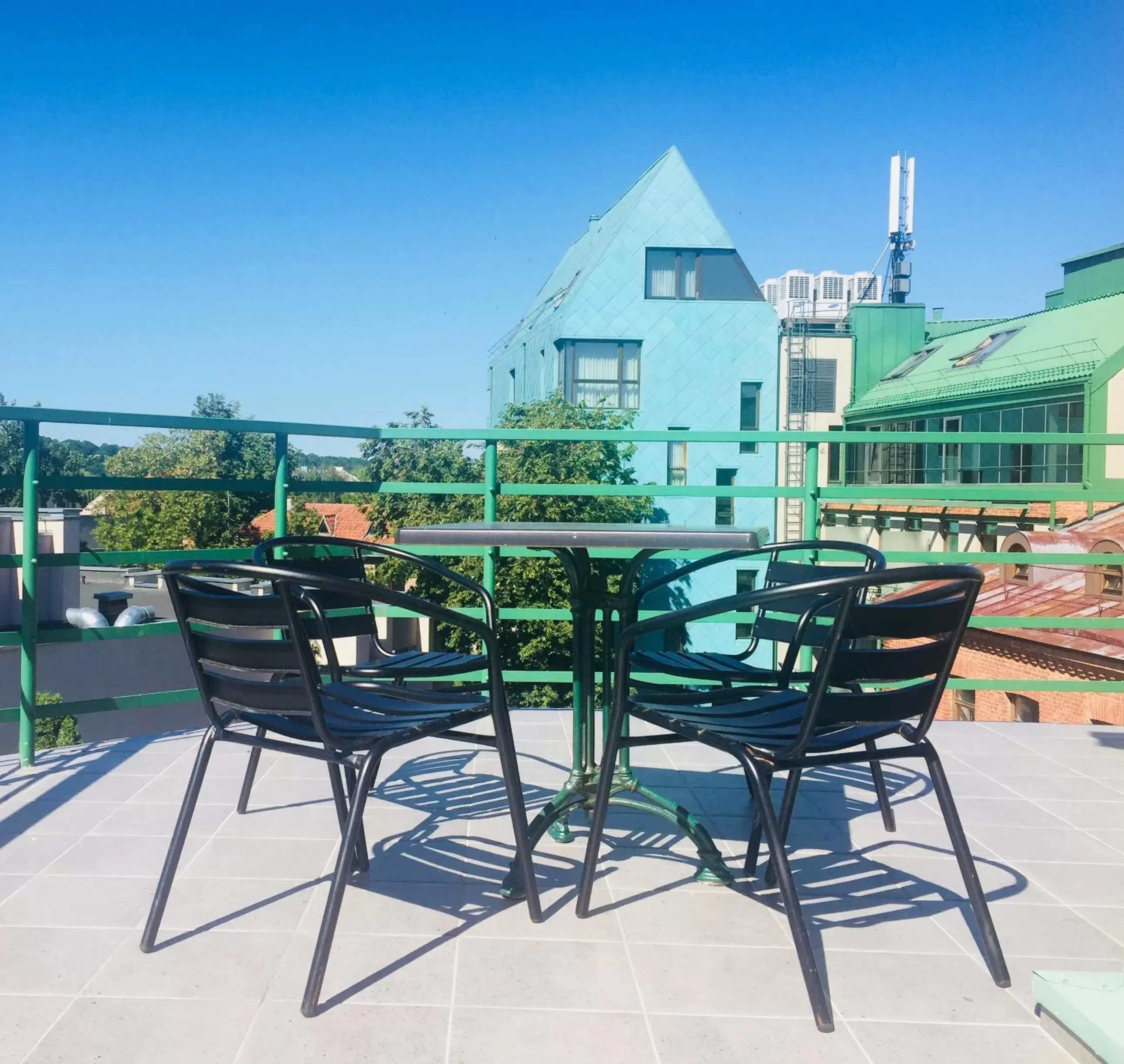 Balcony/Terrace in BEST WESTERN Santakos Hotel