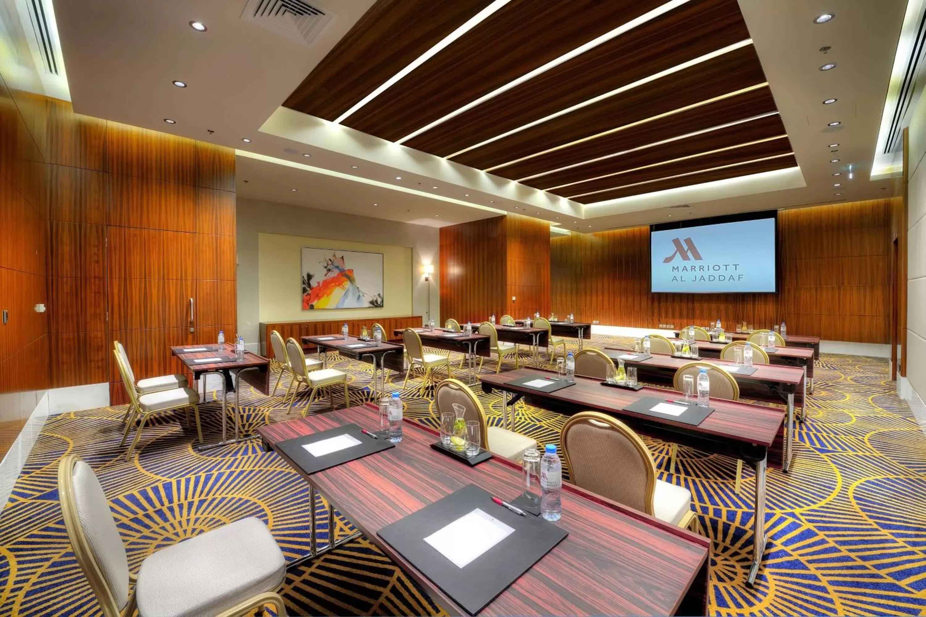 Meeting/conference room, Restaurant/Places to Eat in Marriott Hotel, Al Jaddaf, Dubai