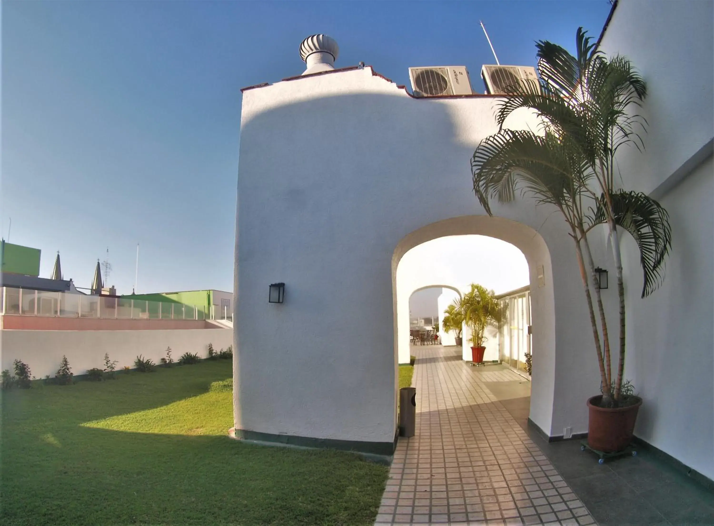 Garden view, Property Building in Roma Guadalajara in downtown