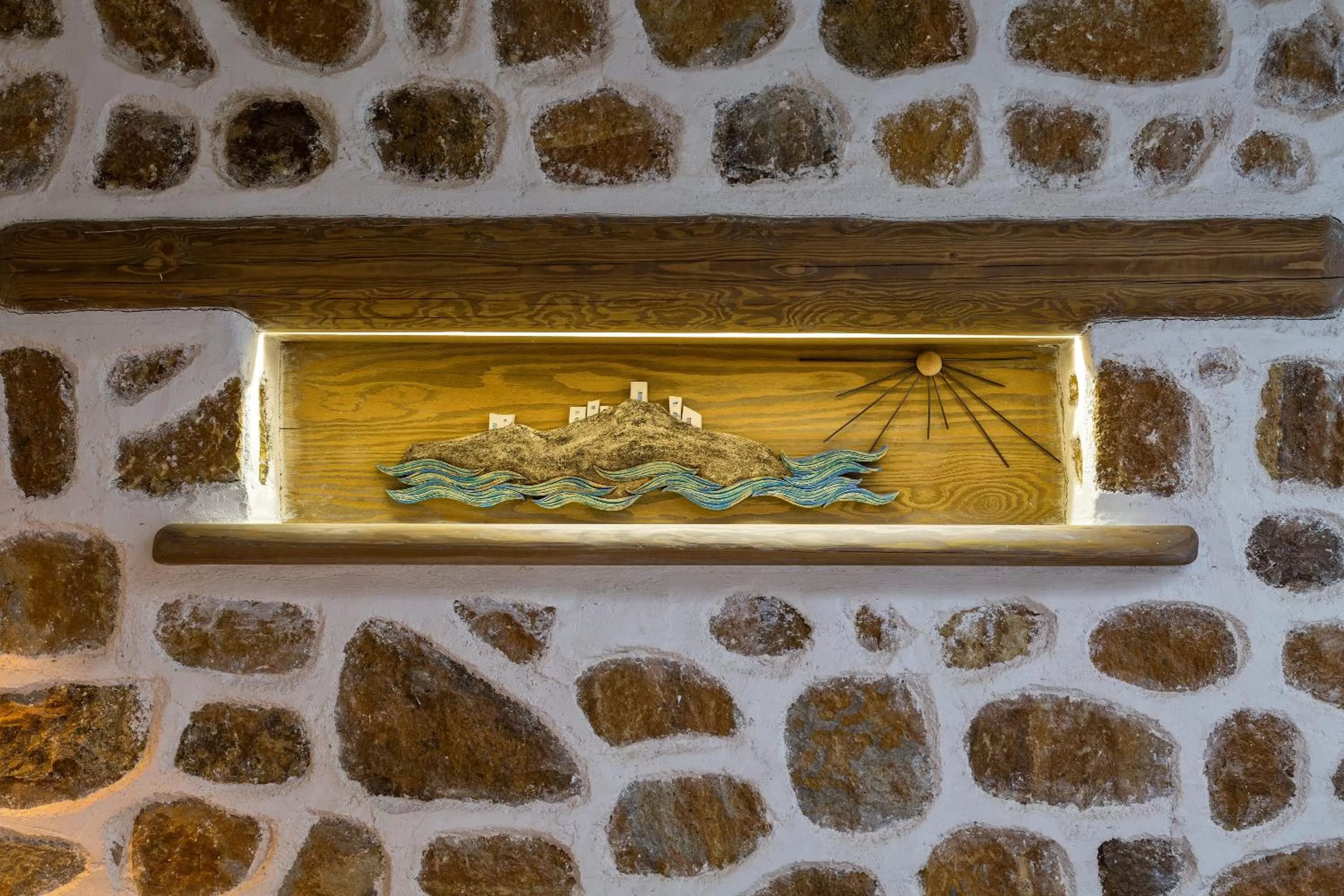 Decorative detail in Estia Boutique Apartments