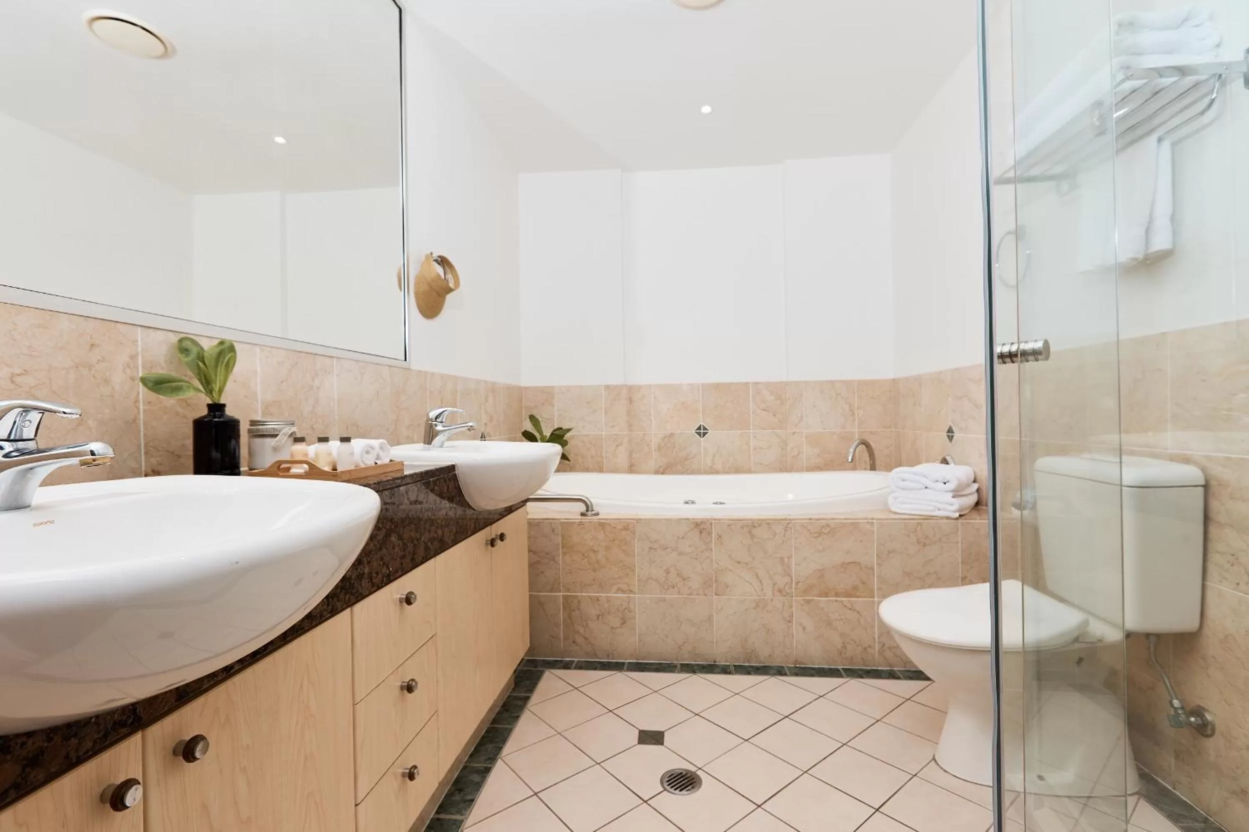 Toilet in Sea Change Beachfront Apartments