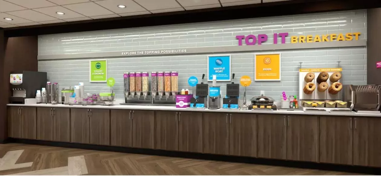 Food and drinks in Tru By Hilton Manteca