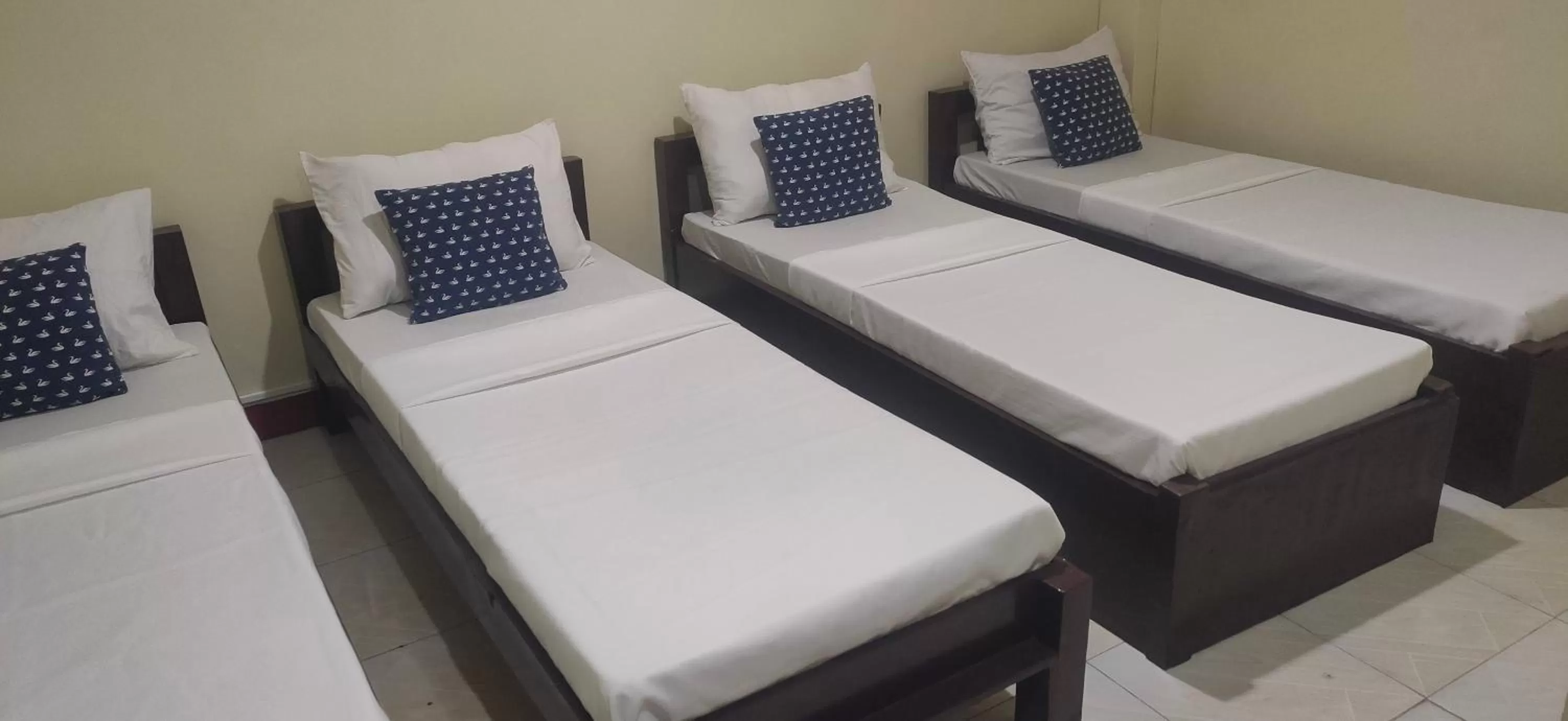 Bed in Fiesta Ballroom Hotel