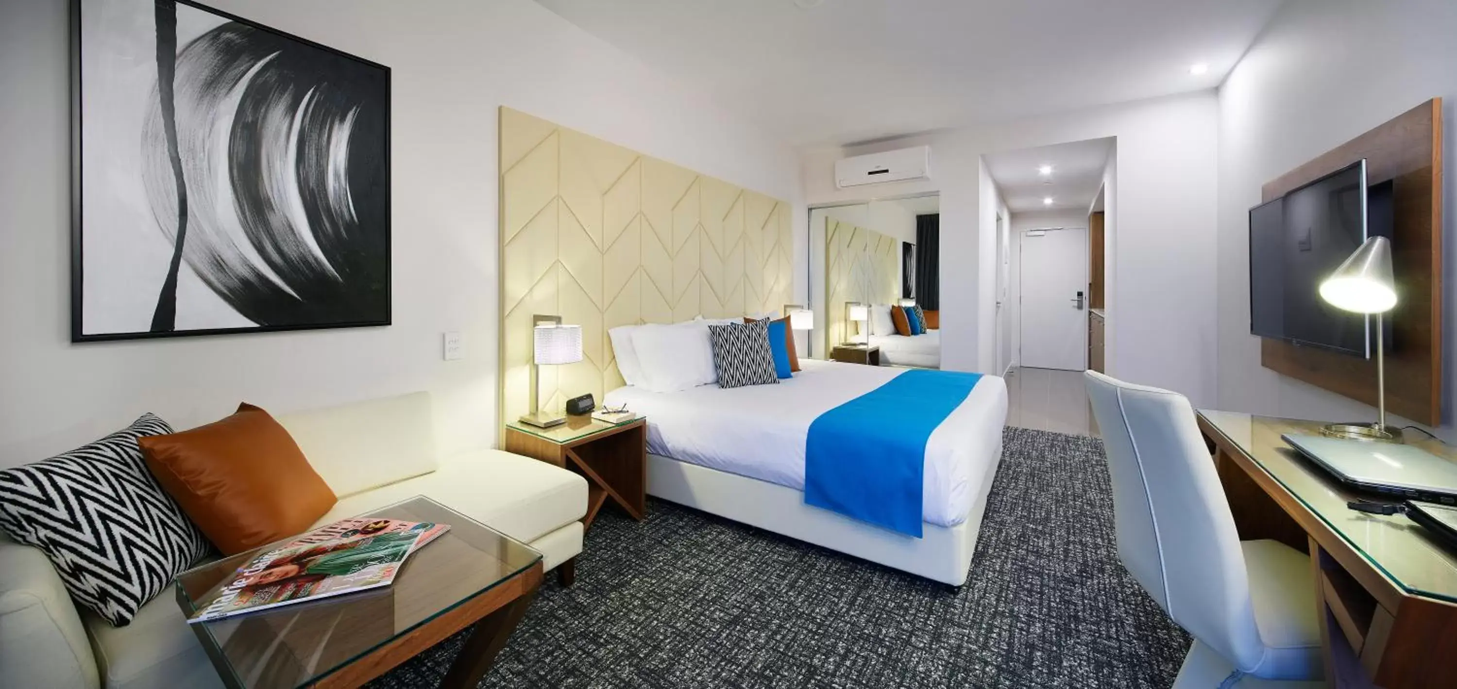 Living room, Bed in The Sebel West Perth