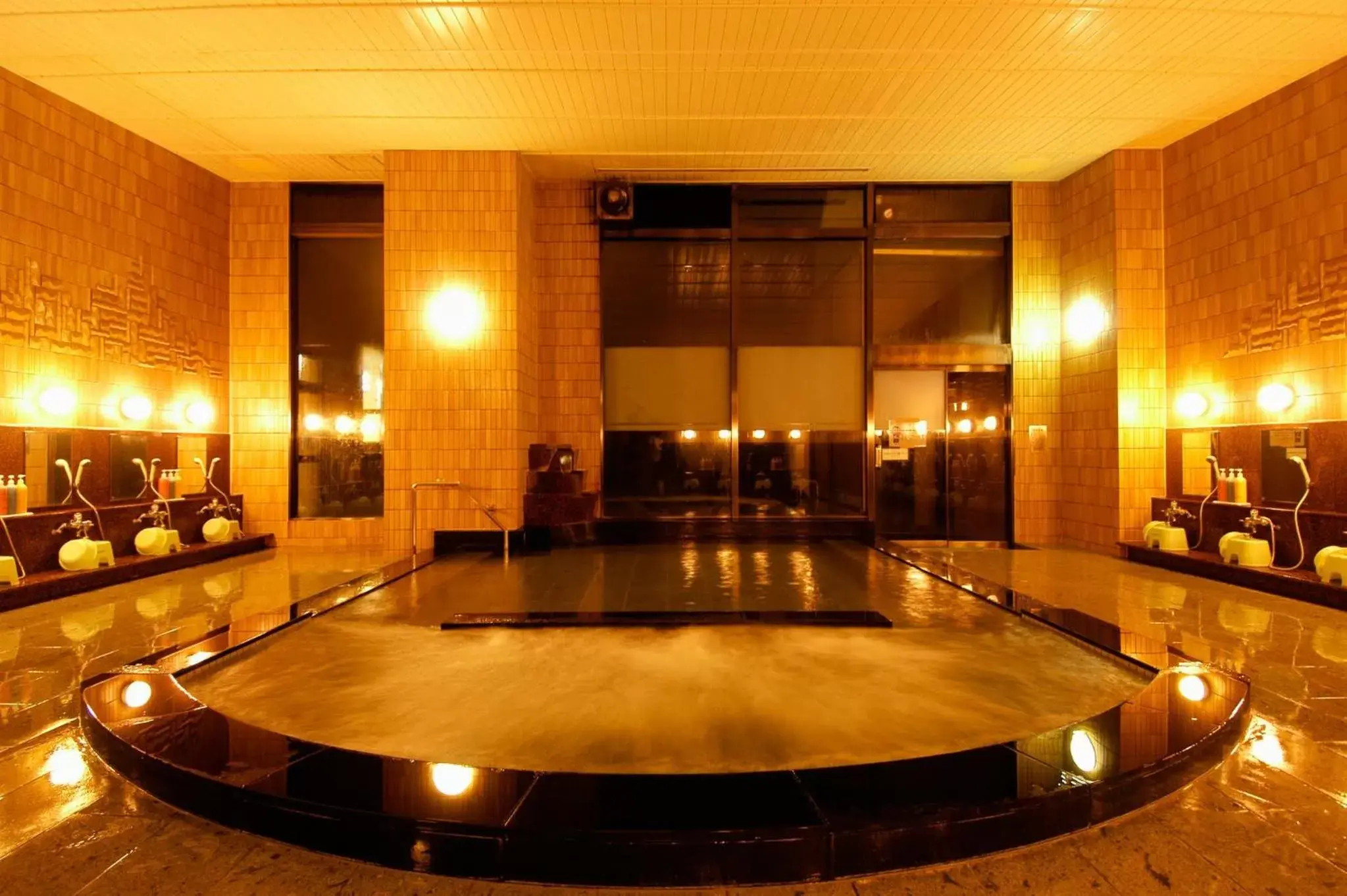 Hot Spring Bath, Swimming Pool in Hotel Angel Grandia Echigo Nakazato