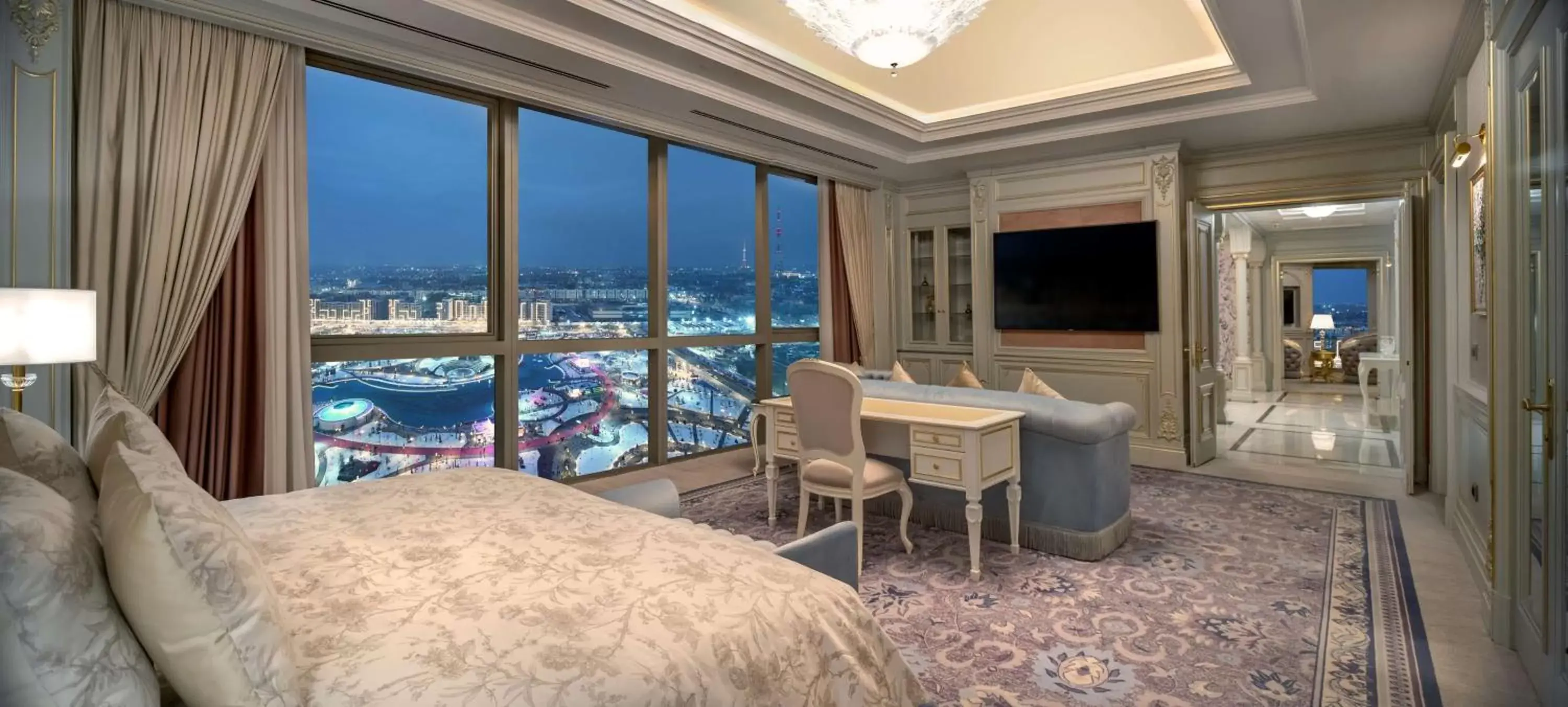 Living room, Bed in Hilton Tashkent City Living room, Bed in Hilton Tashkent City