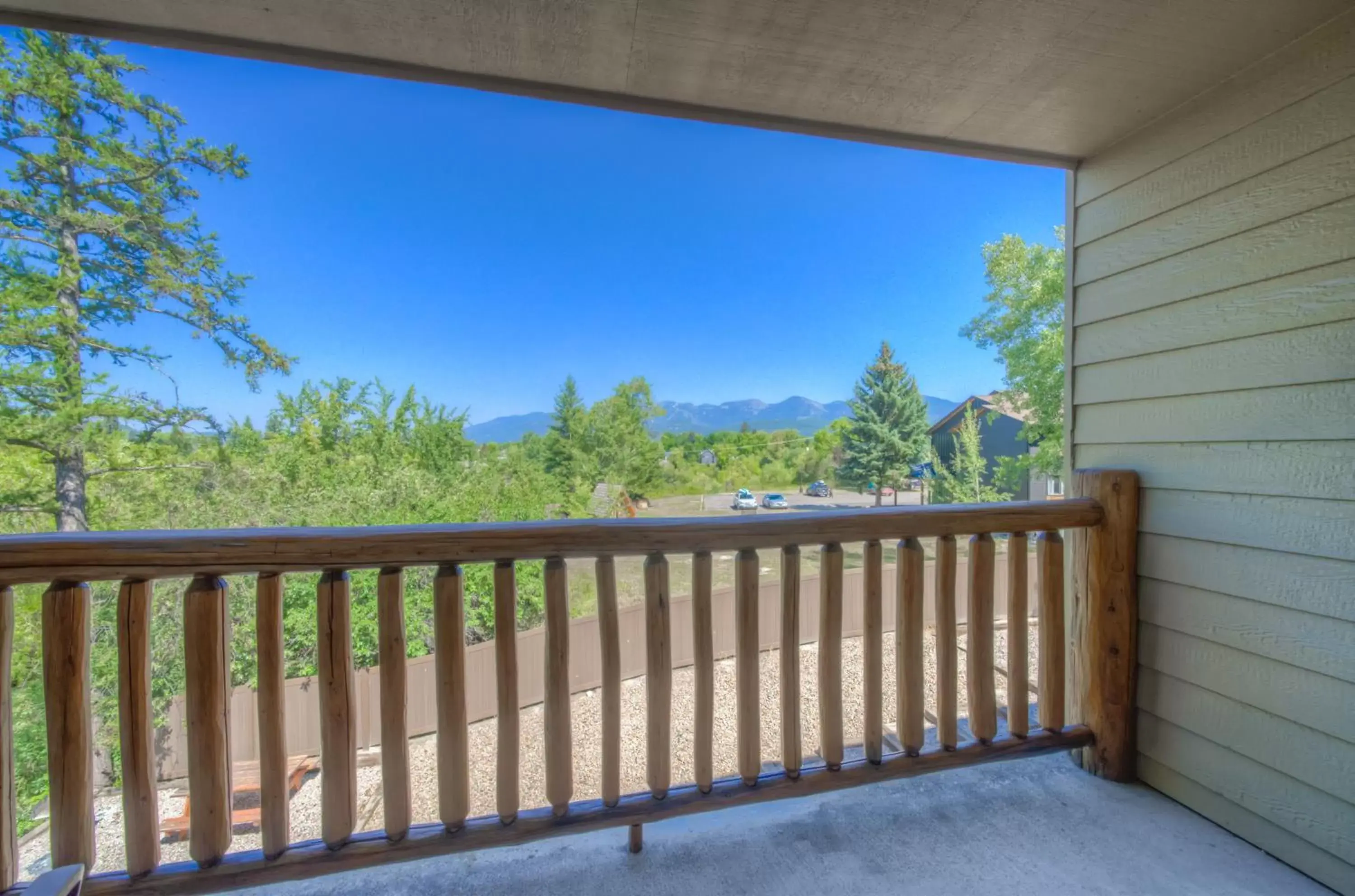 View (from property/room), Balcony/Terrace in The Pine Lodge on Whitefish River, Ascend Hotel Collection