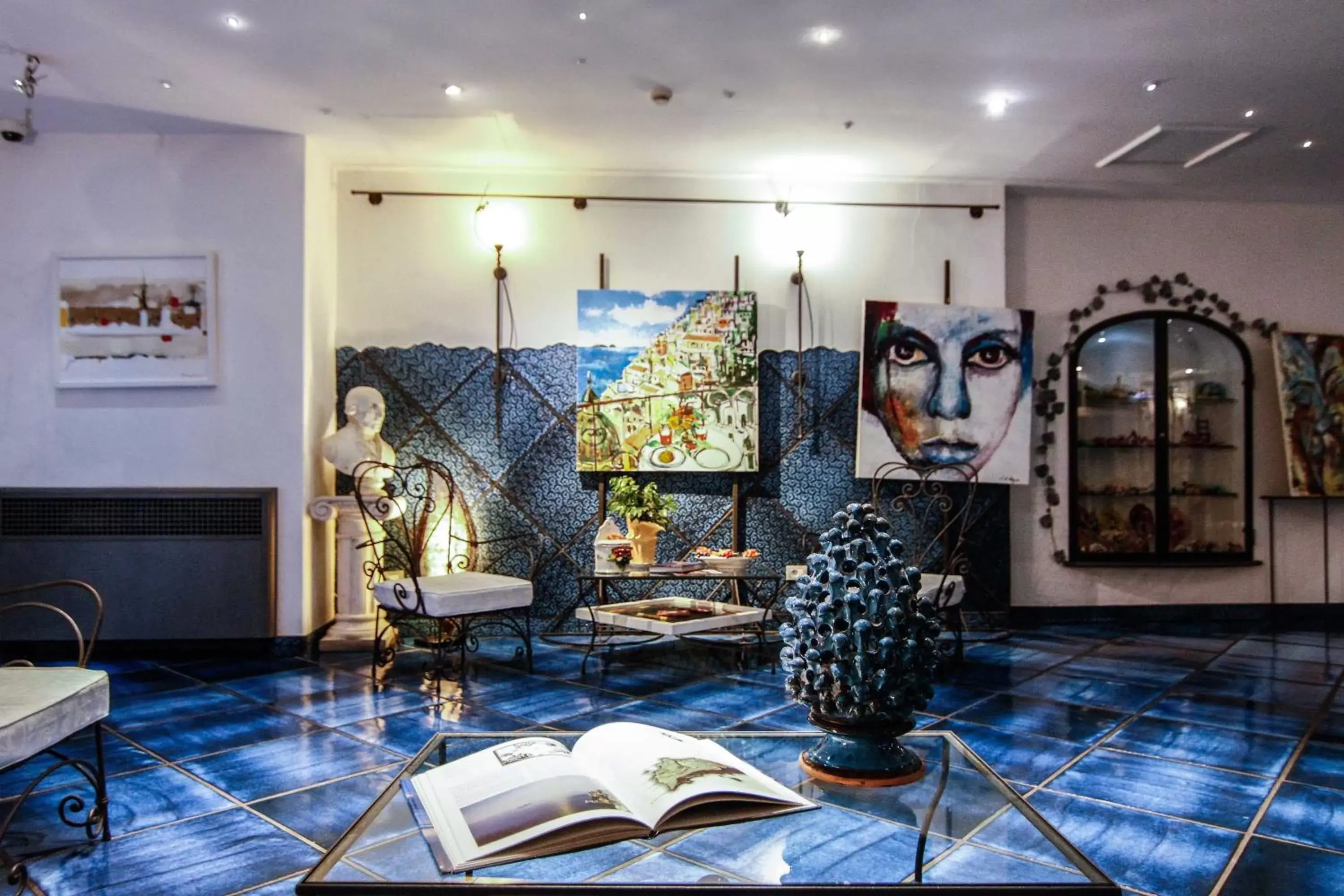 Lobby/Reception in Positano Art Hotel Pasitea