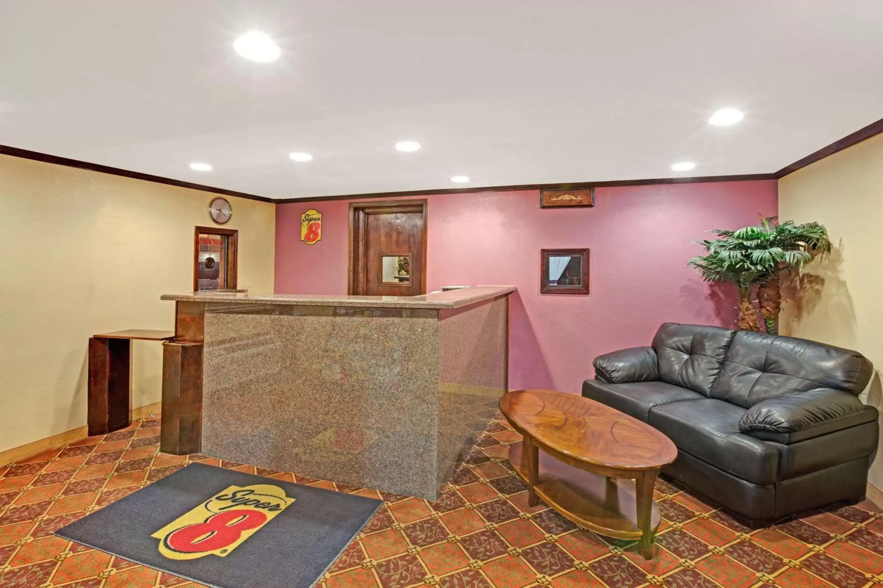 Lobby or reception in Super 8 by Wyndham Shawnee Lobby or reception in Super 8 by Wyndham Shawnee