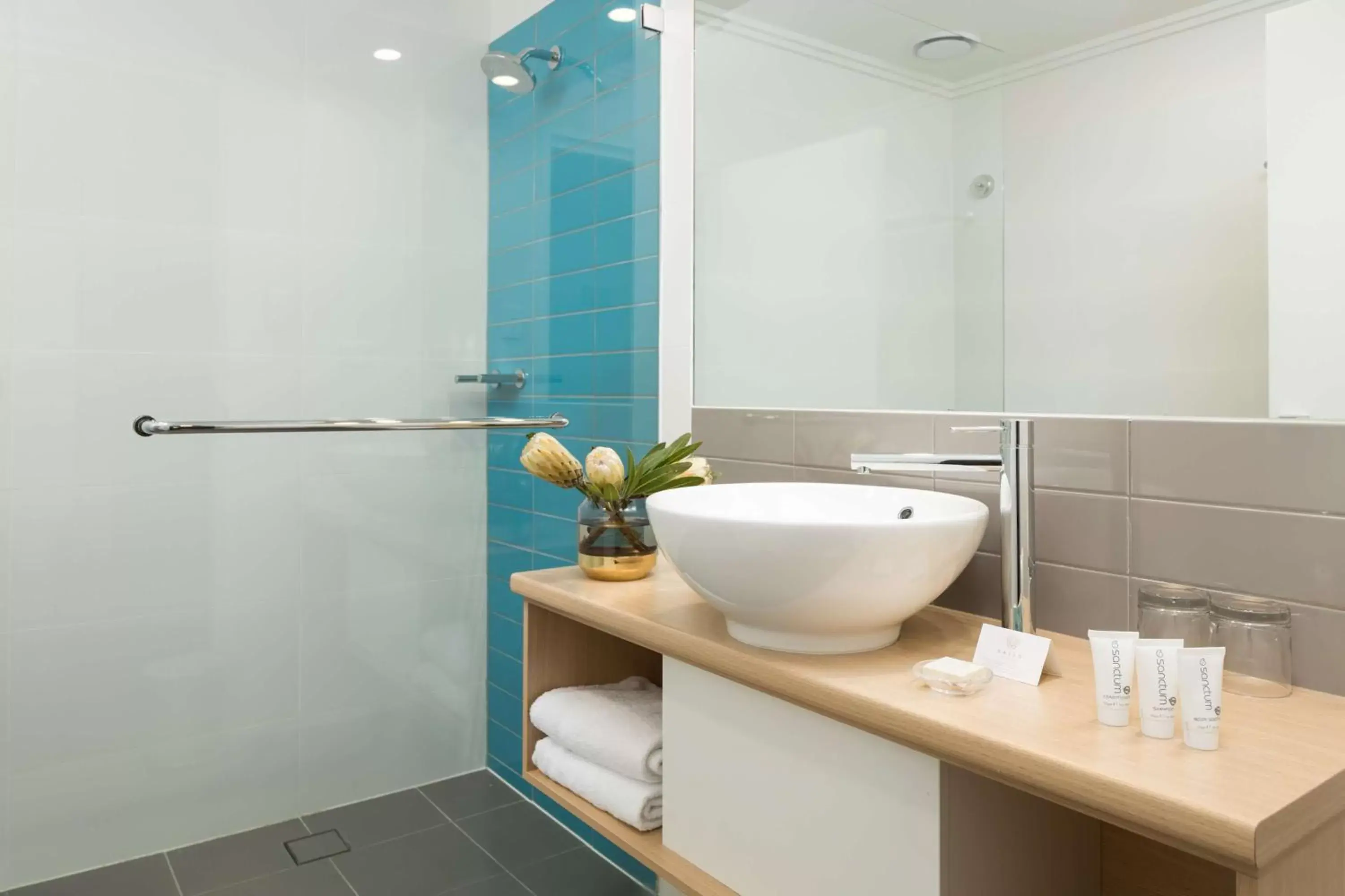 Bathroom in Sails Port Macquarie by Rydges
