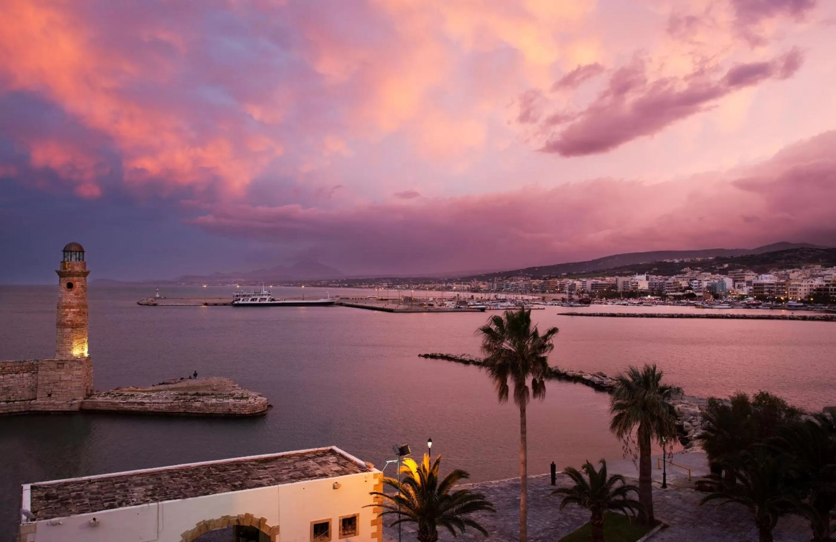 View (from property/room) in Faros Rooms