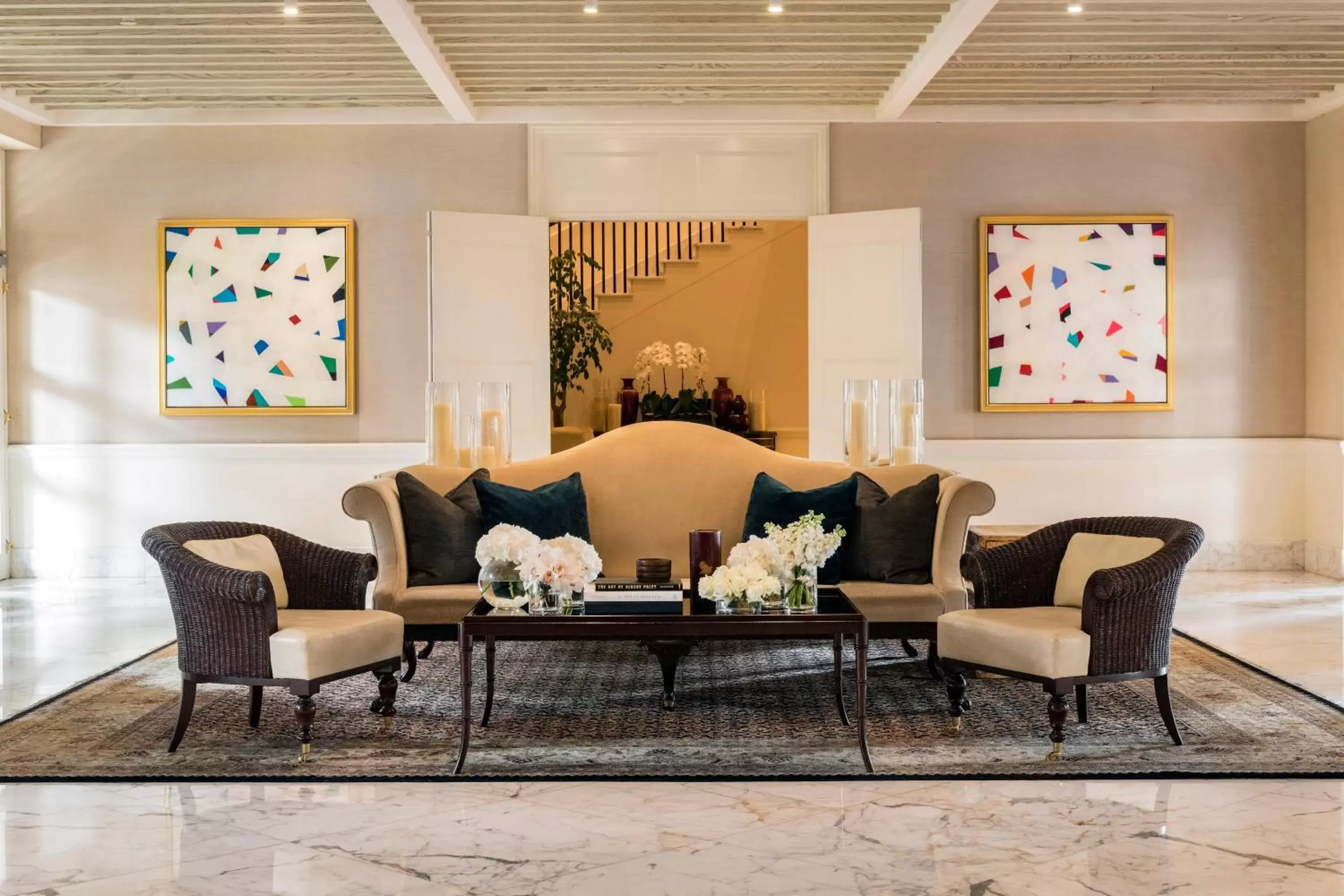 Lobby or reception in Capella Singapore Lobby or reception in Capella Singapore