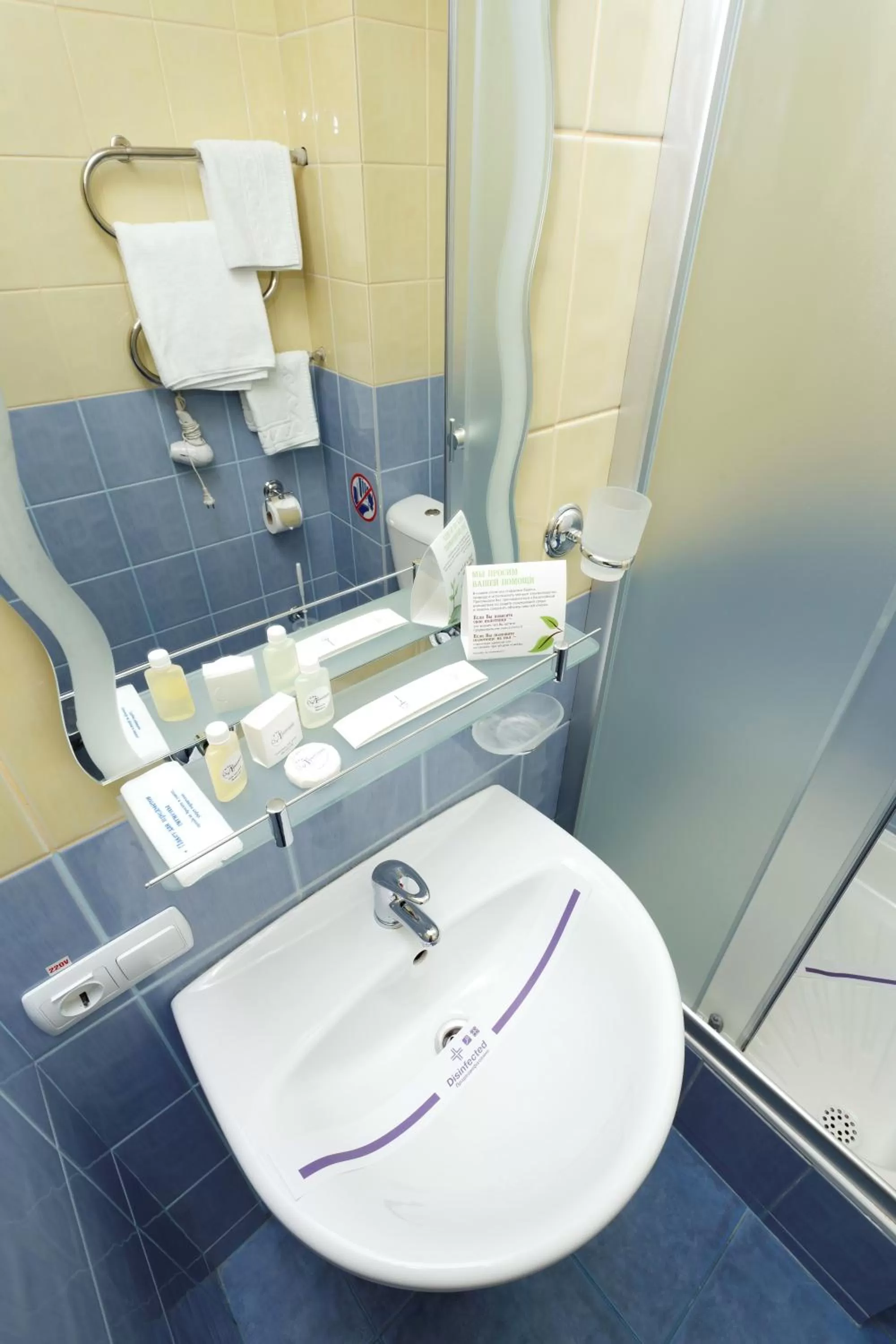 Bathroom in Lermontovskiy Hotel