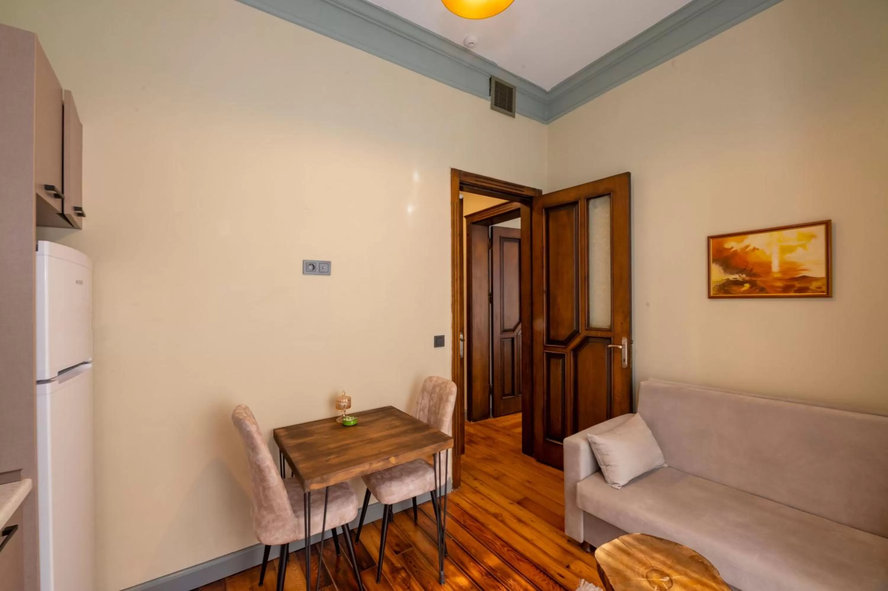 Kitchen or kitchenette in O'Pera Okanlı Suites