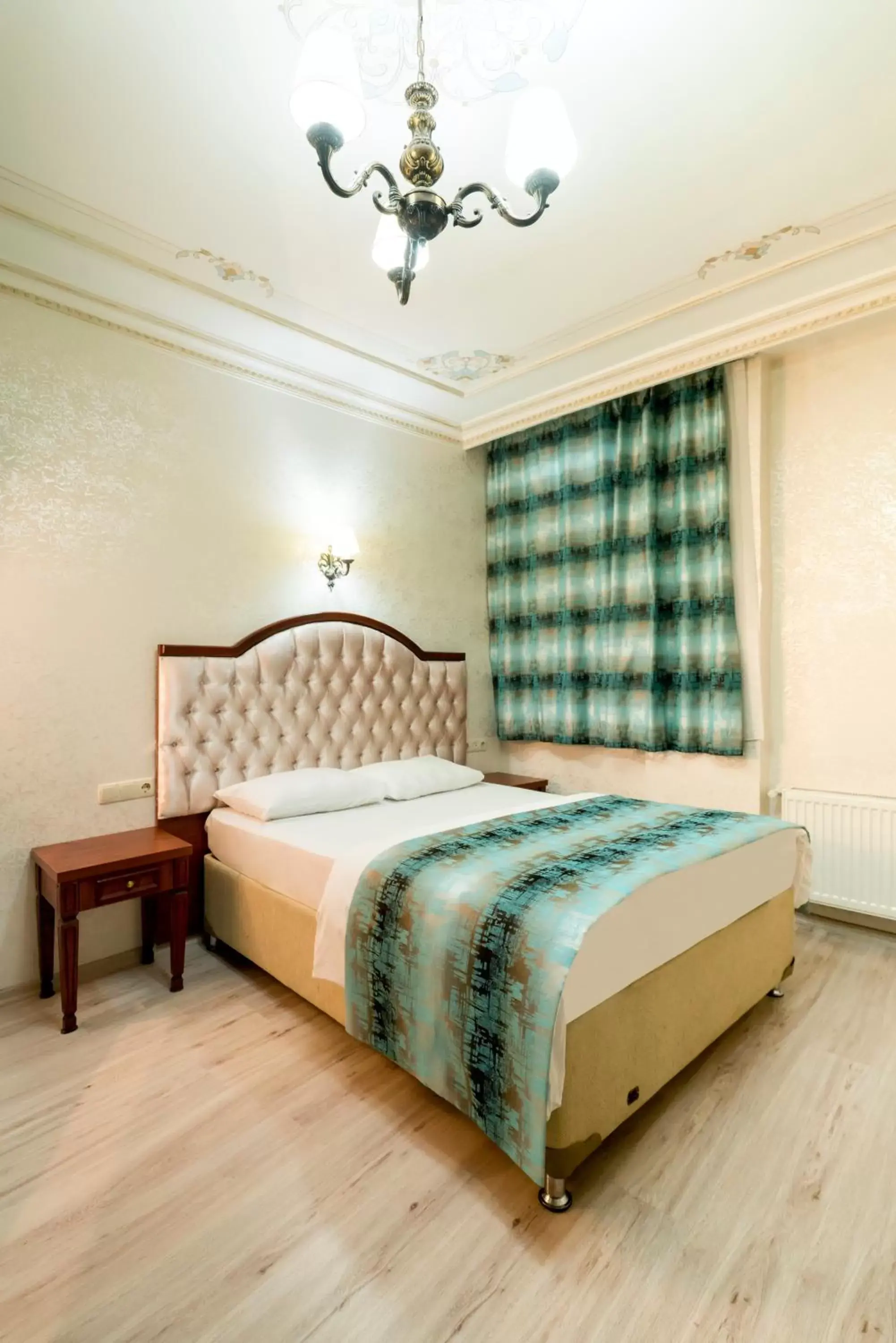 Decorative detail, Bed in Atam Suites