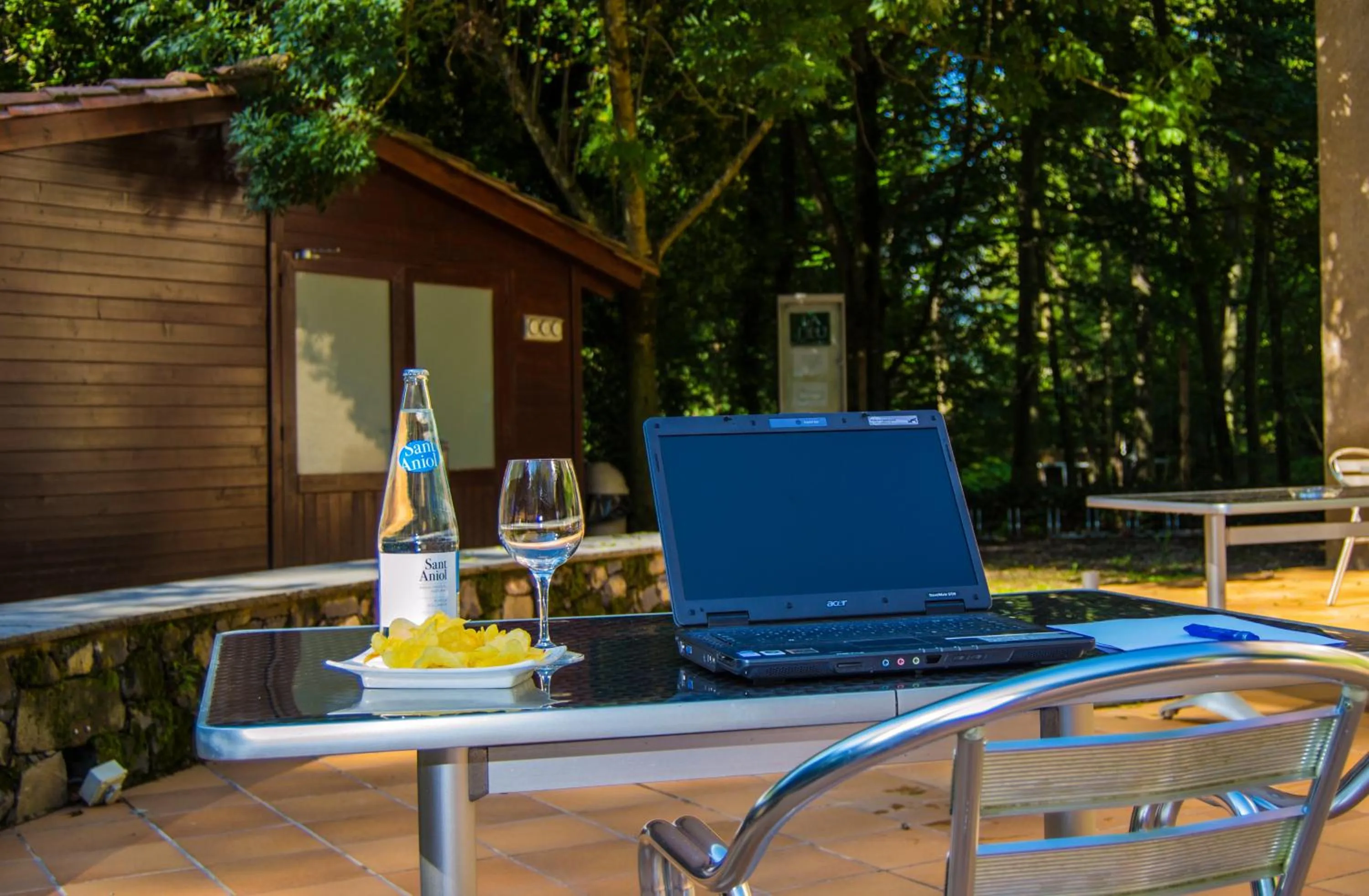 Garden in Hotel Can Blanc